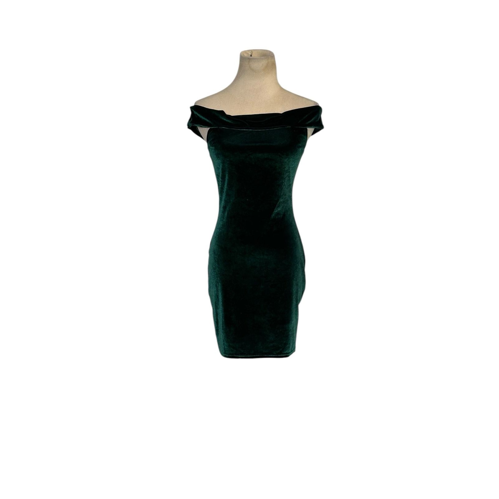 Urban Outfitters Urban Outfitters green off shoulder mini dress size small Size S / US 4 / IT 40 - 13 Thumbnail