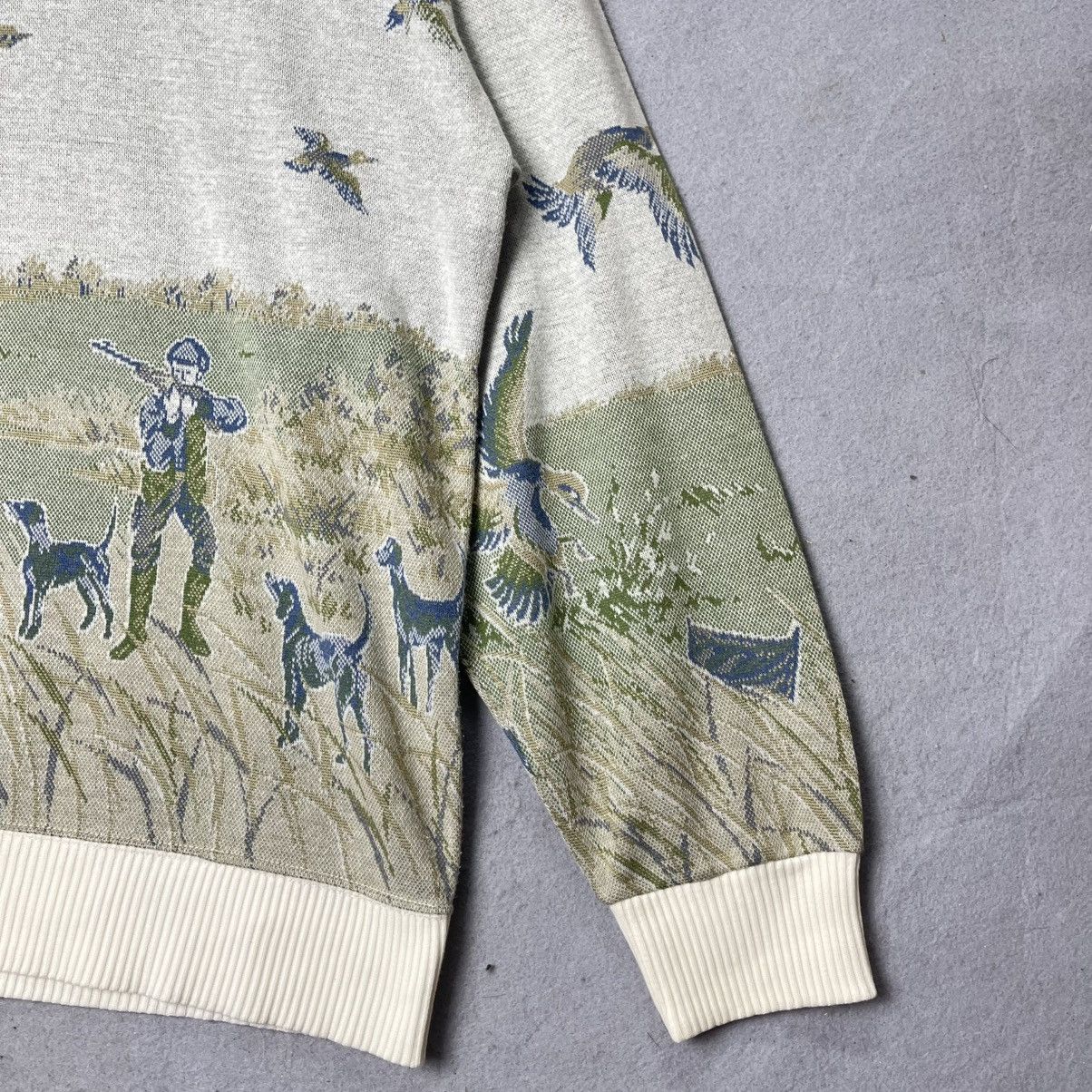 Japanese Brand Vintage Japanese Hunting Tapestry Crewneck Size US L / EU 52-54 / 3 - 3 Thumbnail