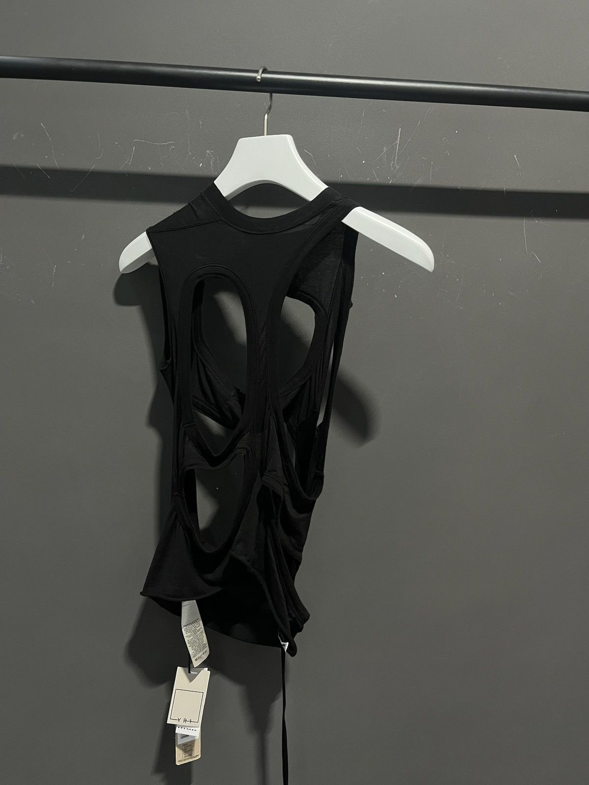 Rick Owens × Rick Owens Drkshdw rick Owens Drkshdw Membrance -I tank black Size S / US 4 / IT 40 - 2 Thumbnail