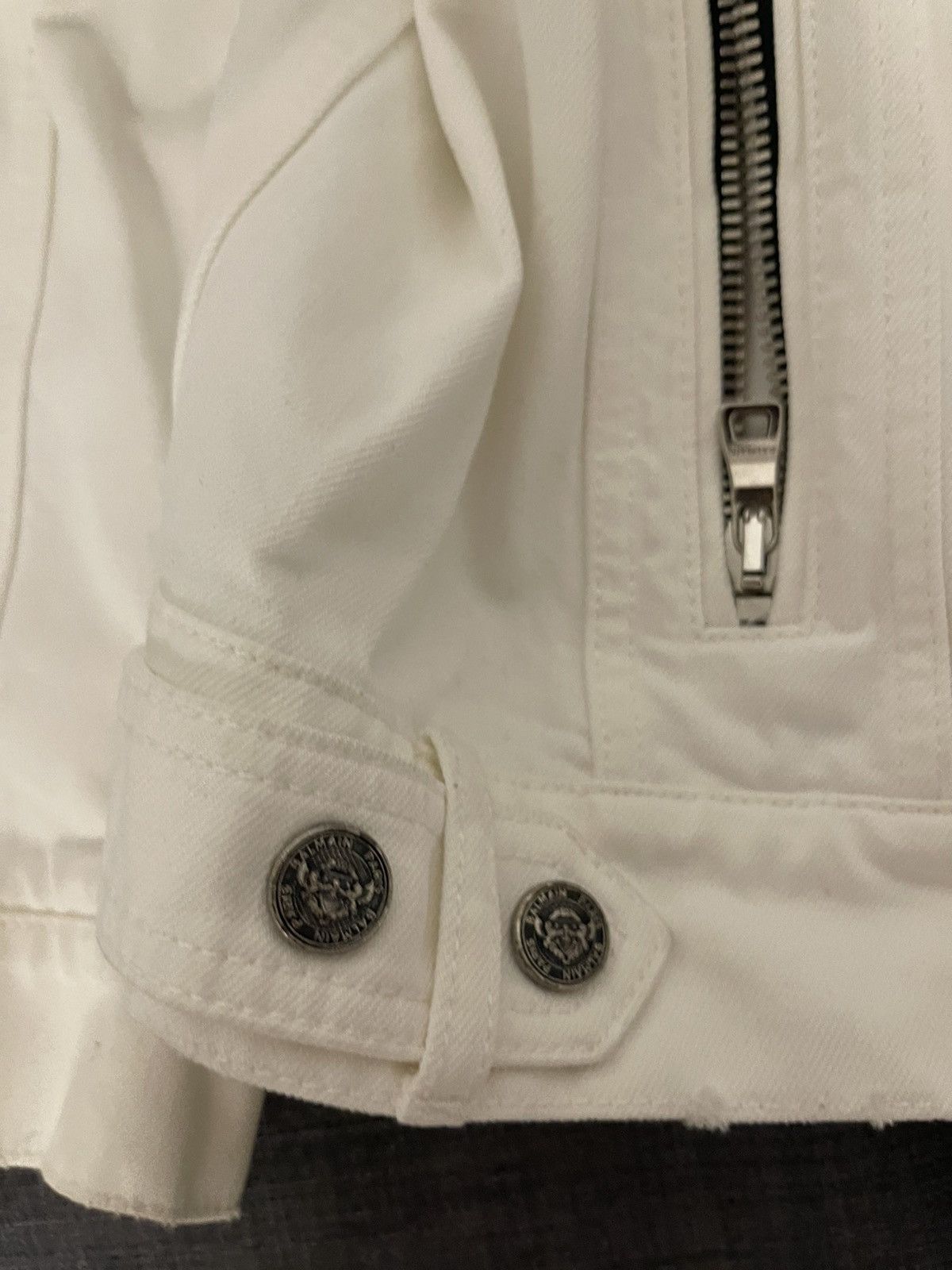 Balmain Balmain white denim jacket Size US L / EU 52-54 / 3 - 17 Thumbnail