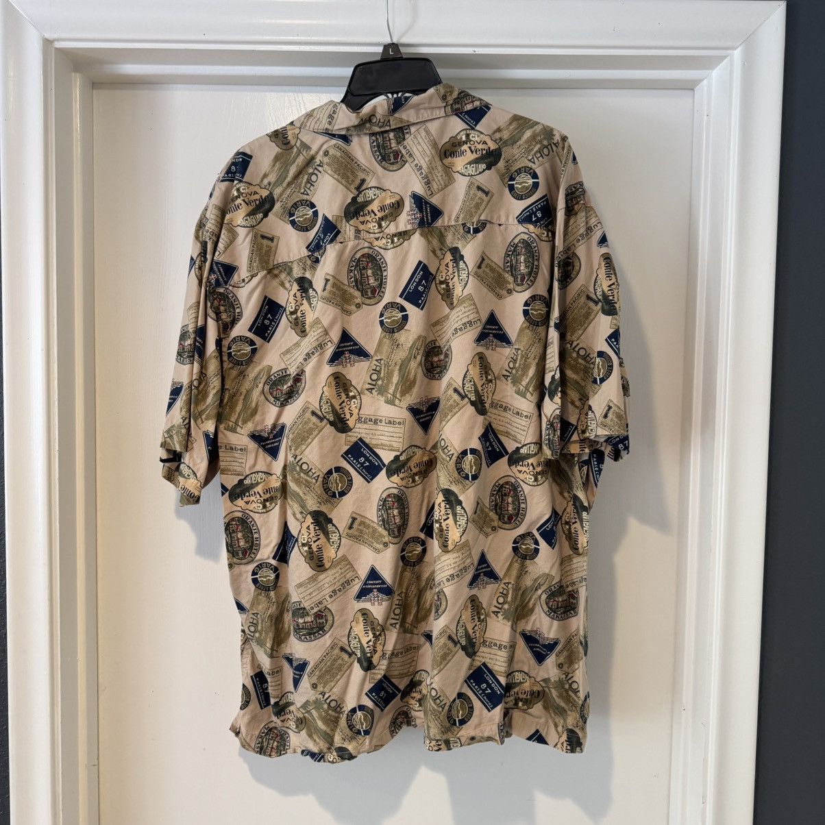 Pendleton Beige Pendleton Short Sleeve Button Up Hawaiian XXL Rayon Size US XXL / EU 58 / 5 - 2 Thumbnail