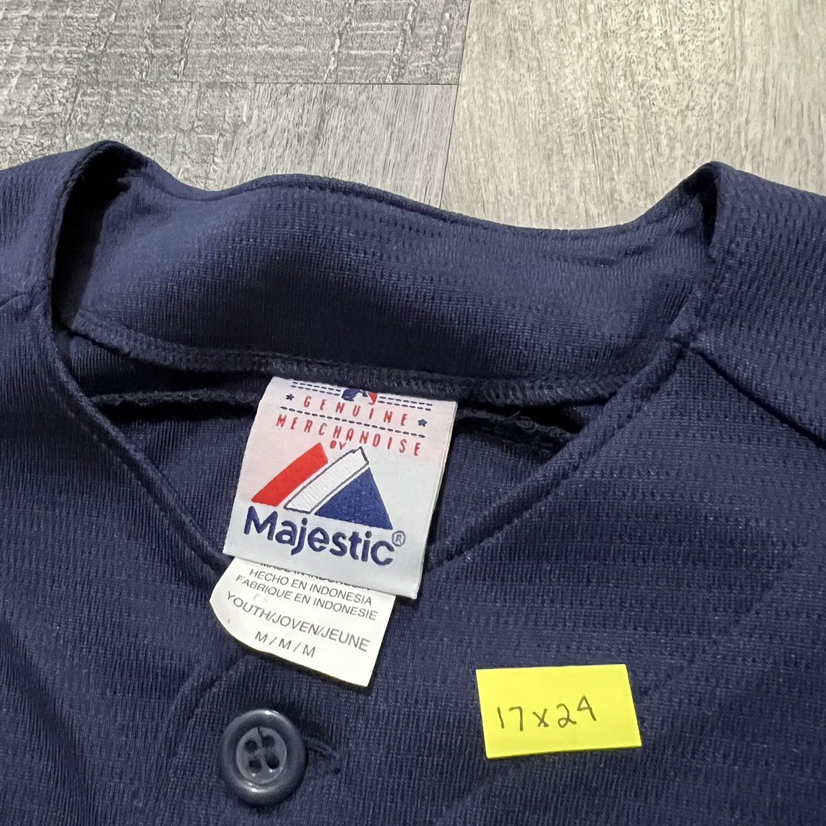 Majestic × Vintage Detroit Tigers Jersey Blue Youth M Majestic MLB Baseball Size S / US 4 / IT 40 - 4 Thumbnail