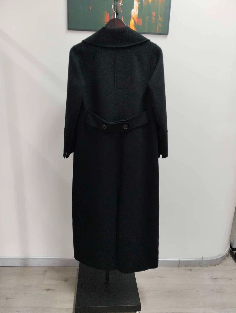 Max Mara Black double-breasted wool coat