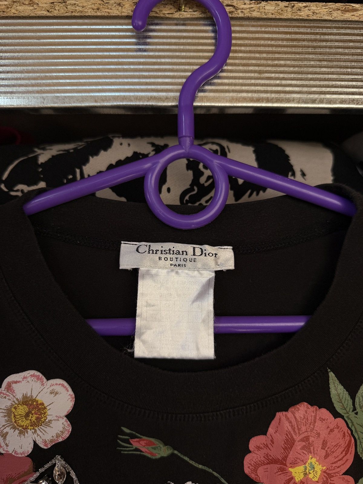 Dior Crazy CHRISTIAN DIOR Flowers Long Sleeve Size L / US 10 / IT 46 - 11 Thumbnail