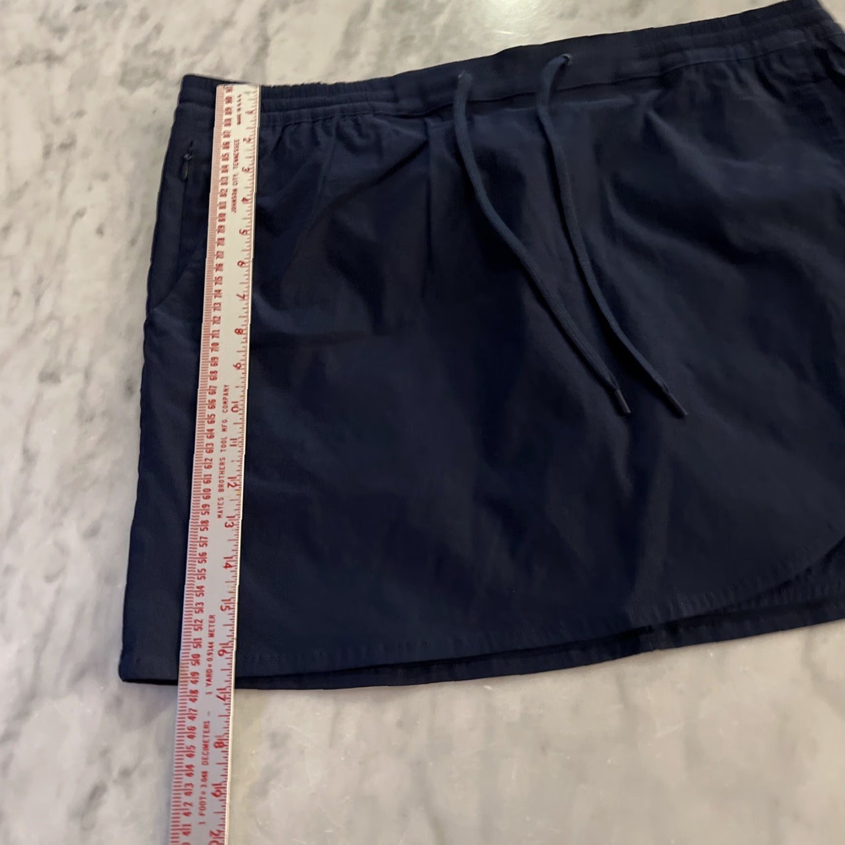 Eddie Bauer Eddie Bauer Women’s Skort XL Navy Blue Tulip Hem Casual Travel Short Stretch Spring Summer Size 40" / US 18 - 6 Thumbnail
