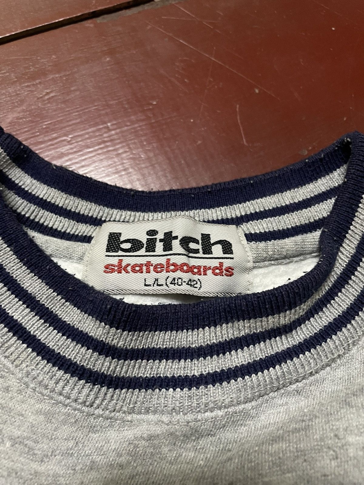Vintage Vintage 90s Bitch Skateboard Sweater Crewneck Size US L / EU 52-54 / 3 - 9 Thumbnail