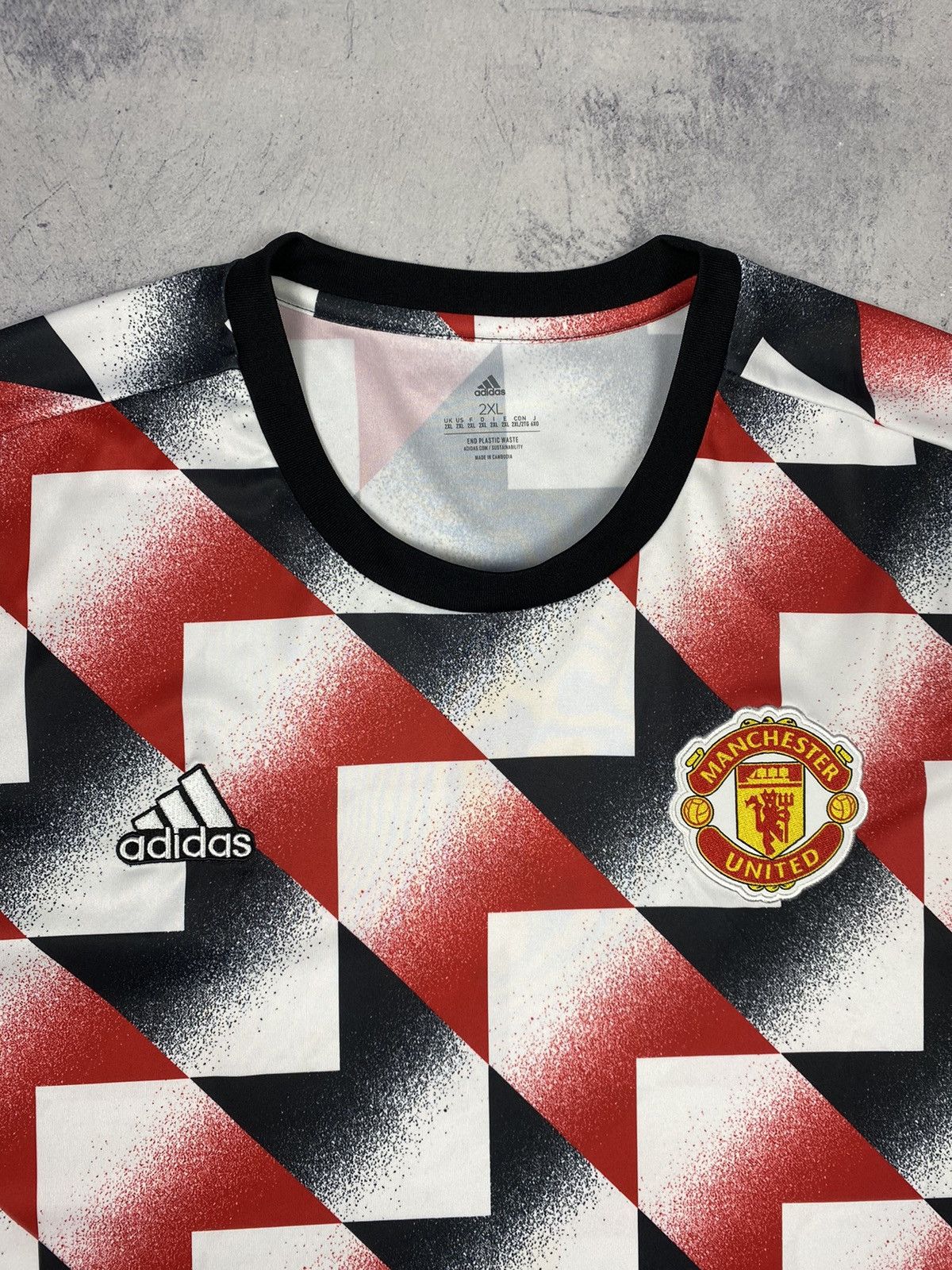 Adidas Adidas Manchester United 2022 Pre-Match Training Jersey Size US XXL / EU 58 / 5 - 5 Thumbnail