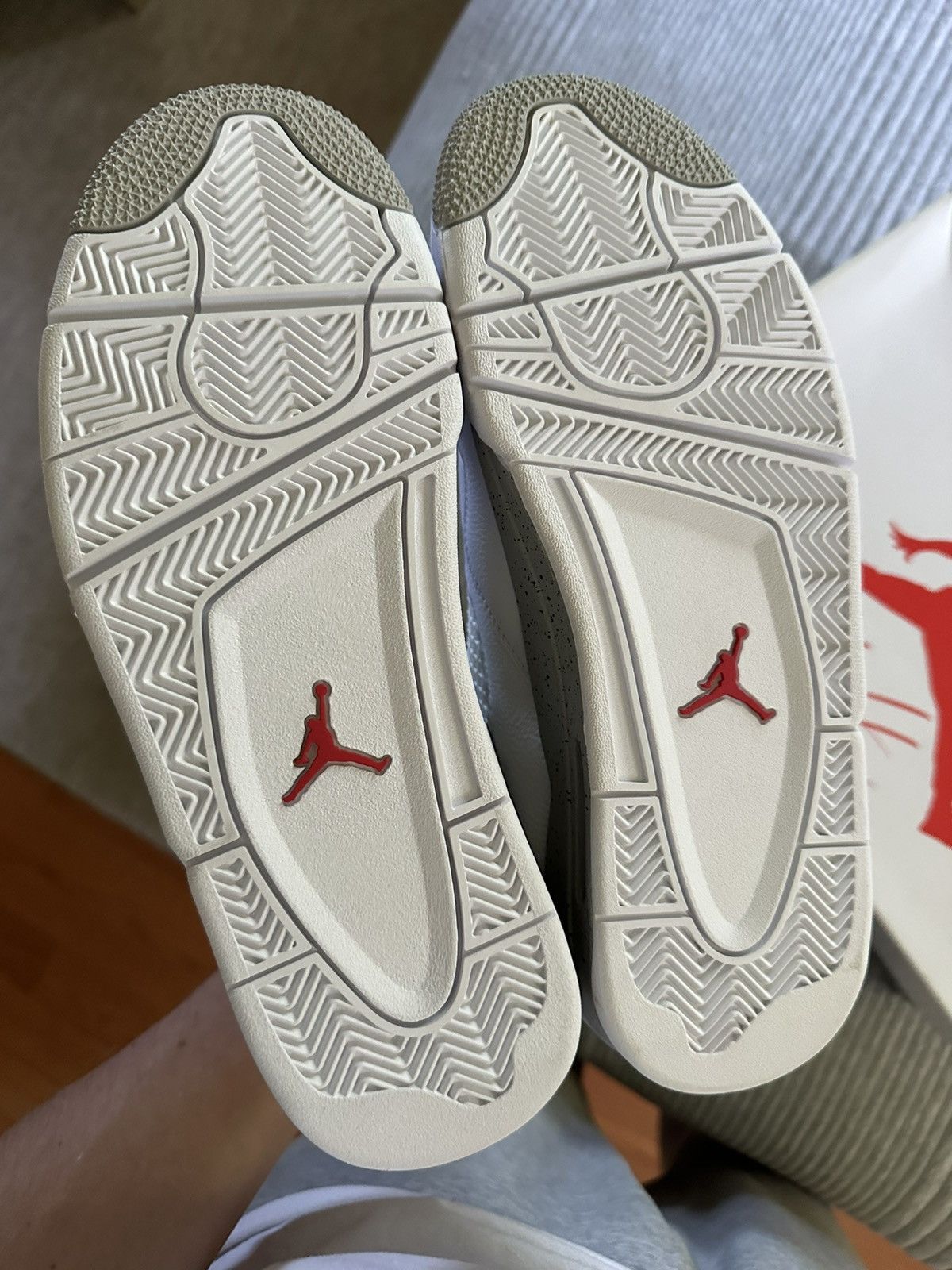 Jordan Brand Nike Air Jordan 4 Retro White Oreo size 9.5 Size US 9.5 / EU 42-43 - 5 Thumbnail