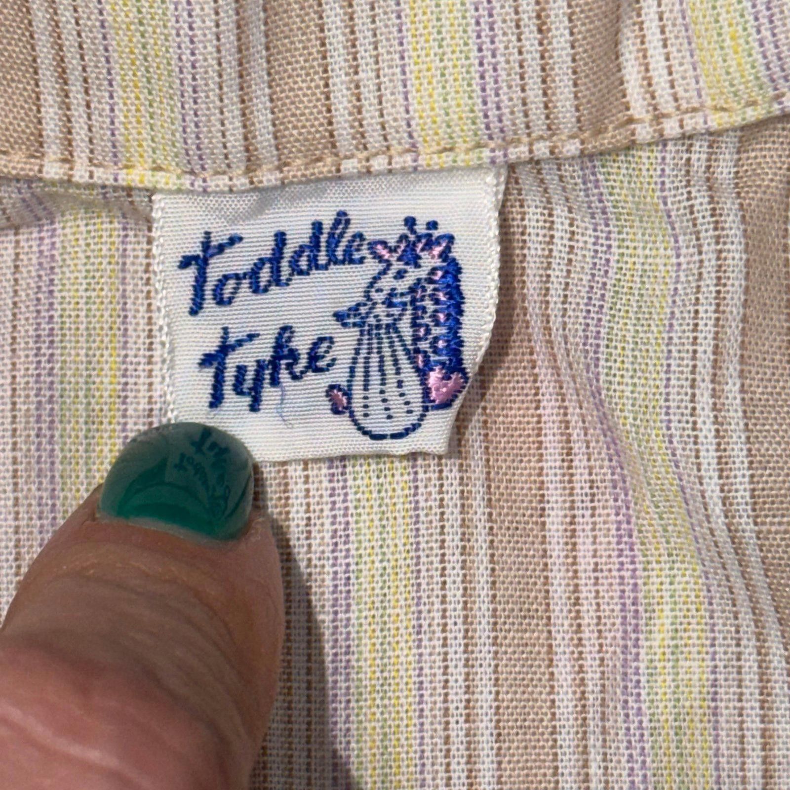 Other Vintage Toddle Tyke Toddler Outfit with Jacket and Shirt 2/3 Size US XXS / EU 40 - 7 Thumbnail