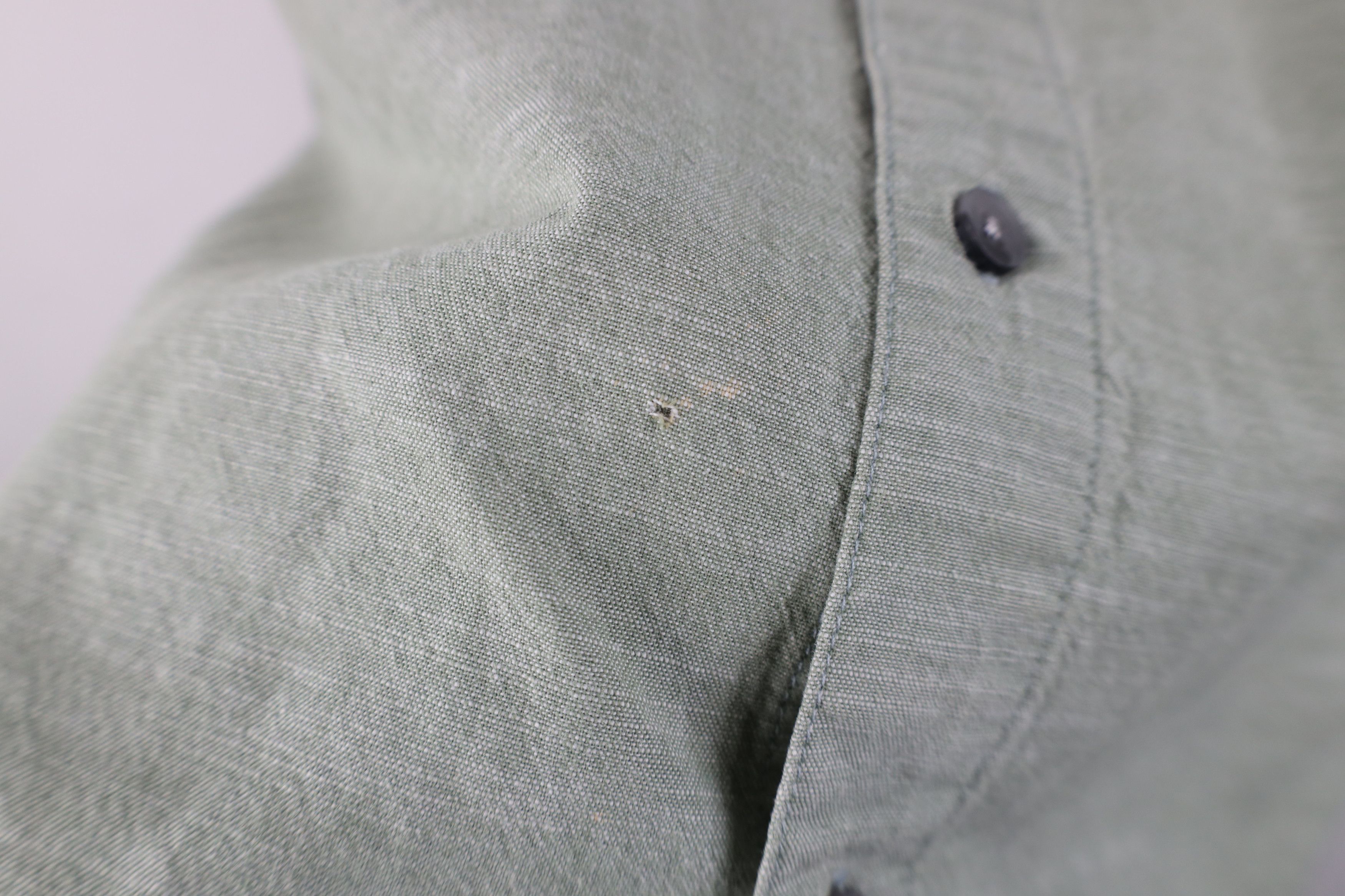 Oakley Vintage Oakley O Logo Chambray Collared Button Shirt Green Size US L / EU 52-54 / 3 - 7 Thumbnail