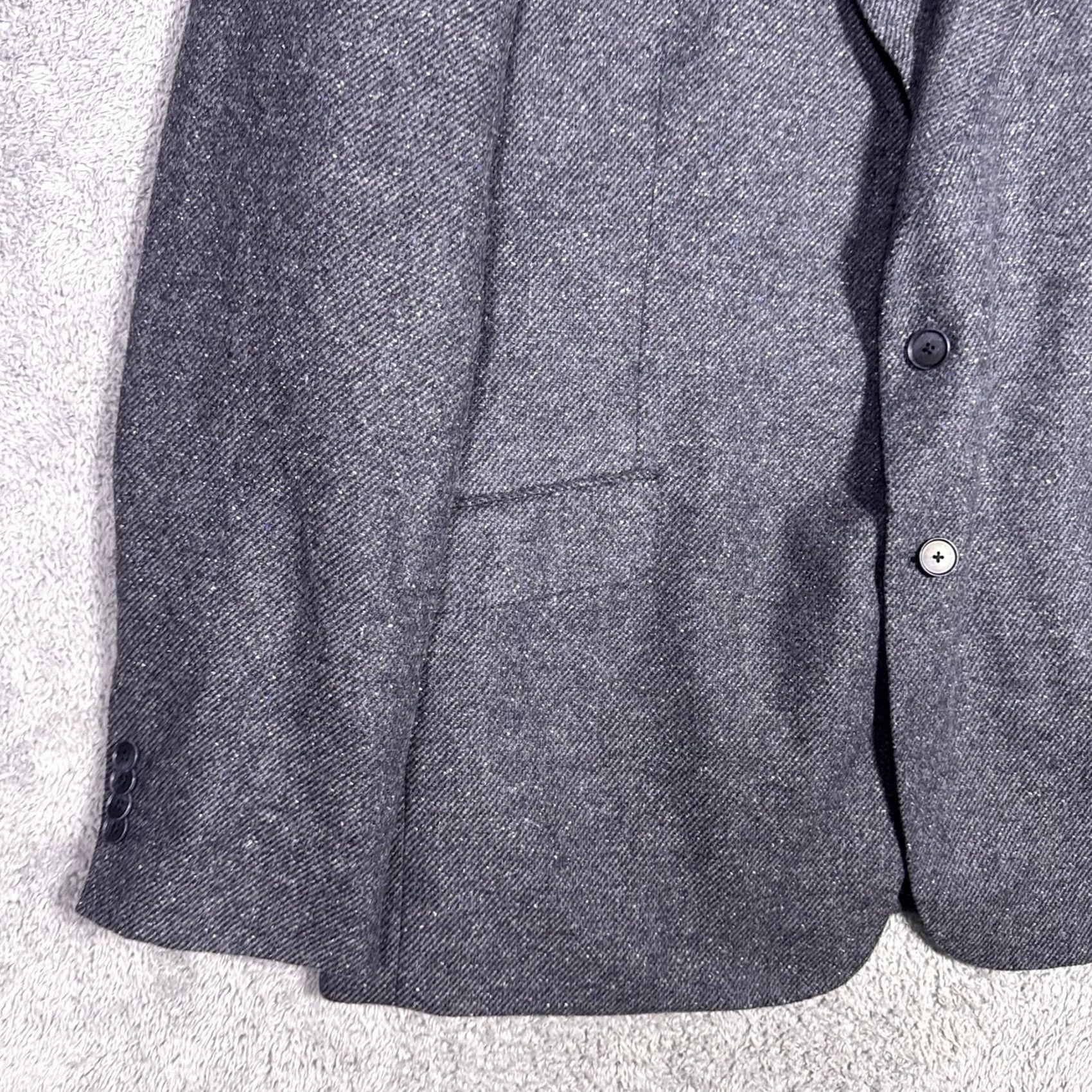 Joseph Abboud Joseph Abboud Blazer SportCoat Sport Coat Men 48L Wool Unstructured Nova Fides Speckle Slim Size 48R - 3 Thumbnail