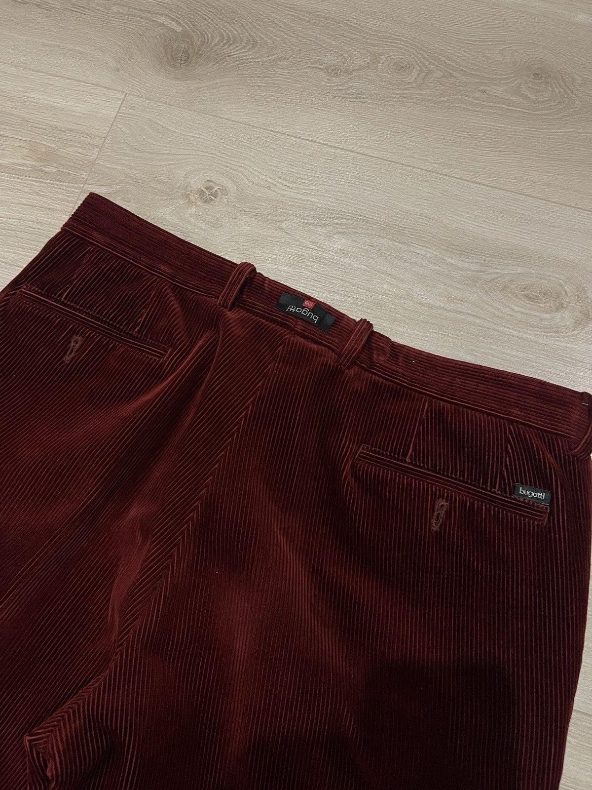 Bugatti Bugatti Corduroy Pants burgundy mens Size US 36 / EU 52 - 5 Thumbnail