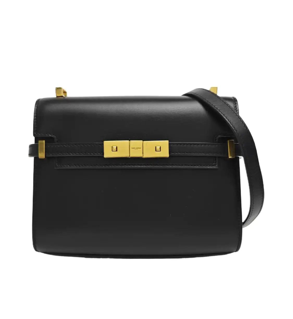 Saint Laurent Paris Saint Laurent Paris YSL MANHATTAN mini black cowhide leather 曼哈顿bag shoulder bag Size ONE SIZE - 1 Thumbnail