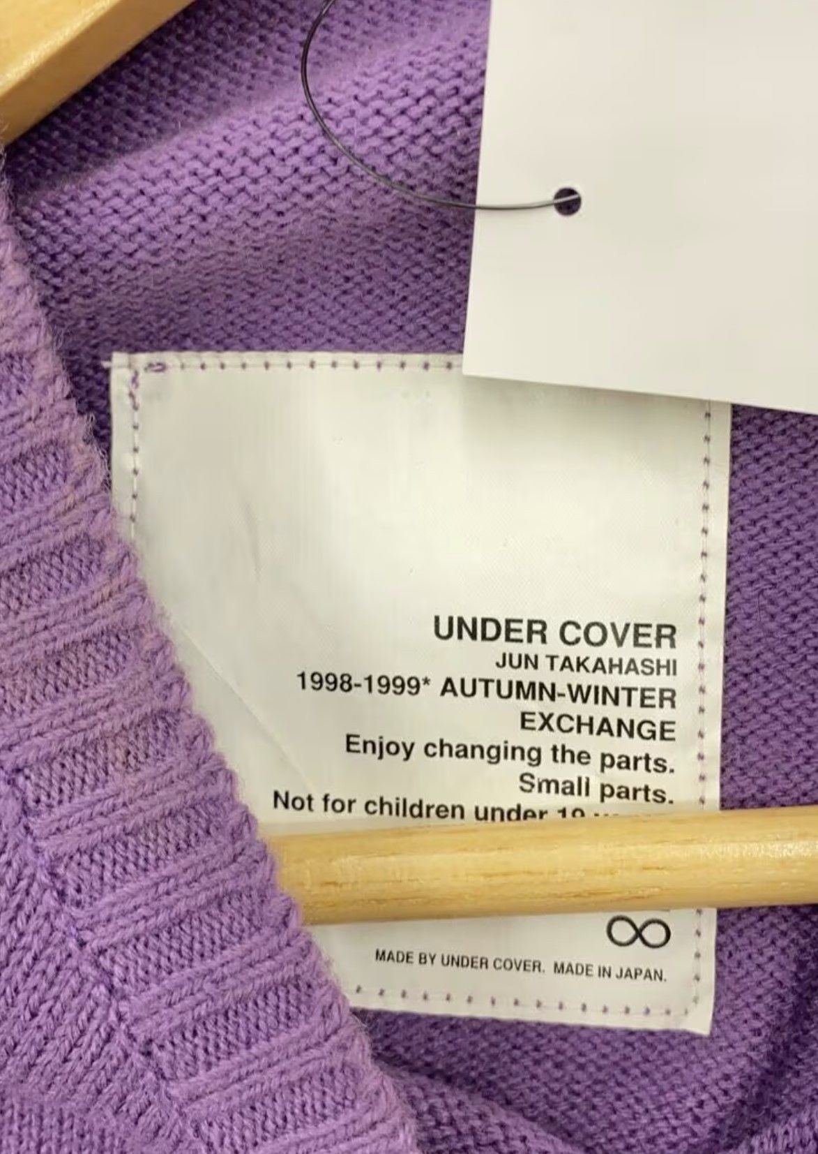 Undercover AW98 "Exchange" Knit Sweater Size US L / EU 52-54 / 3 - 7 Thumbnail