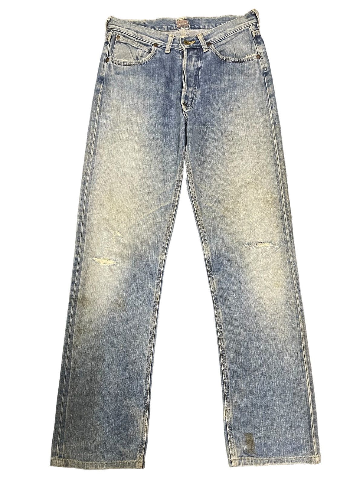 image of Collector Vintage 50S 60S Lee Cowboy Selvage Union Made in Blue, Men's (Size 31)