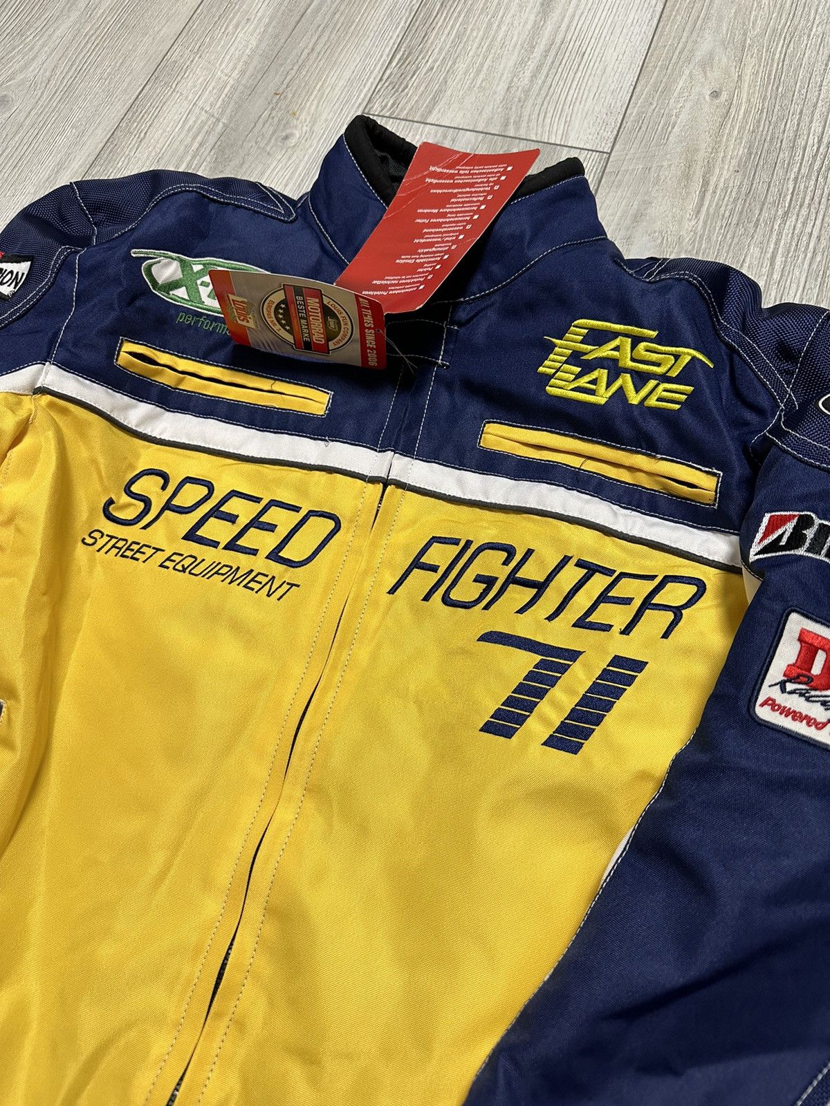 Vintage New 🤩 Fast Lane Vintage Speed Fighter Racing Jacket Large Size US XXL / EU 58 / 5 - 2 Thumbnail