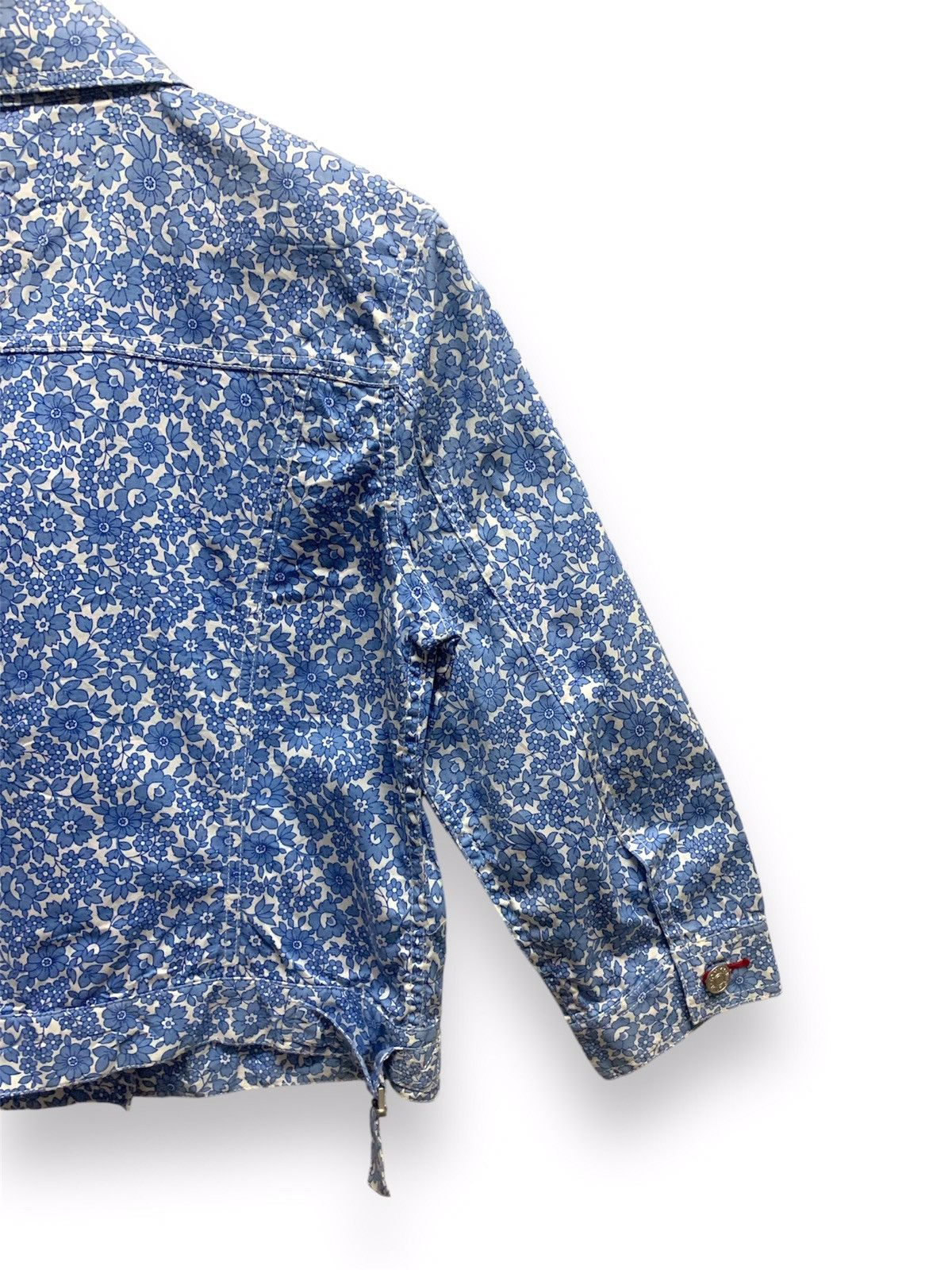 Tommy Hilfiger TOMMY HILFIGER Croptop Denim Jacket Fullprint Flower Size S / US 4 / IT 40 - 10 Thumbnail