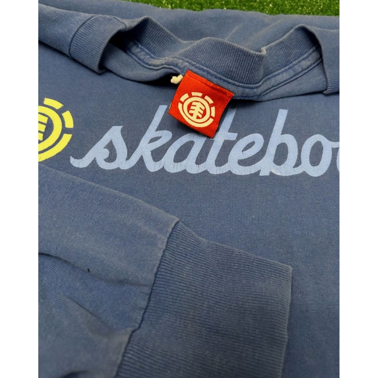 Element VINTAGE Element Skateboards Logo VTG Longsleeve Shirt Mens L USA 90s Grunge Skater BAM Blue Reddit Size US L / EU 52-54 / 3 - 2 Thumbnail