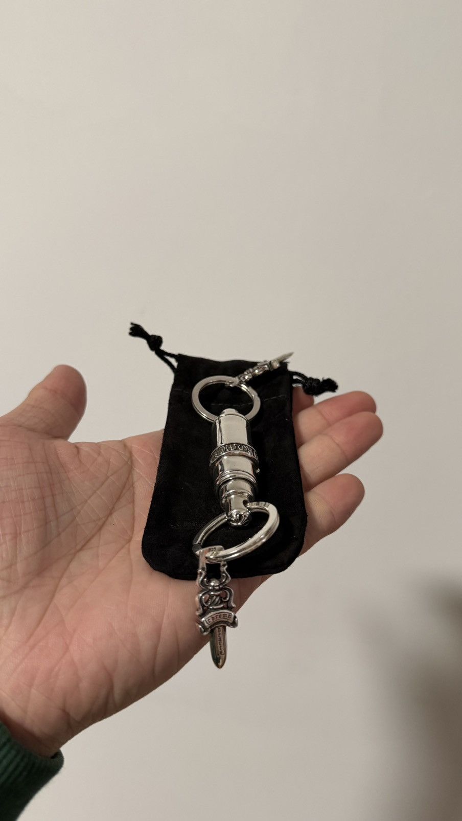 Chrome Hearts Chrome Hearts Valet Keychain Double Dagger Size ONE SIZE - 2 Thumbnail