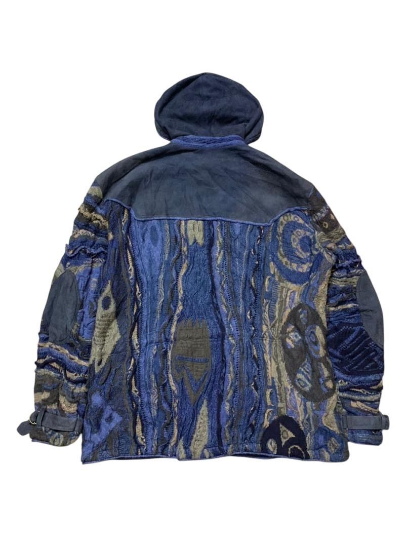 Coogi Vintage COOGI Wool Knitted Leather Oversized Size US L / EU 52-54 / 3 - 2 Thumbnail