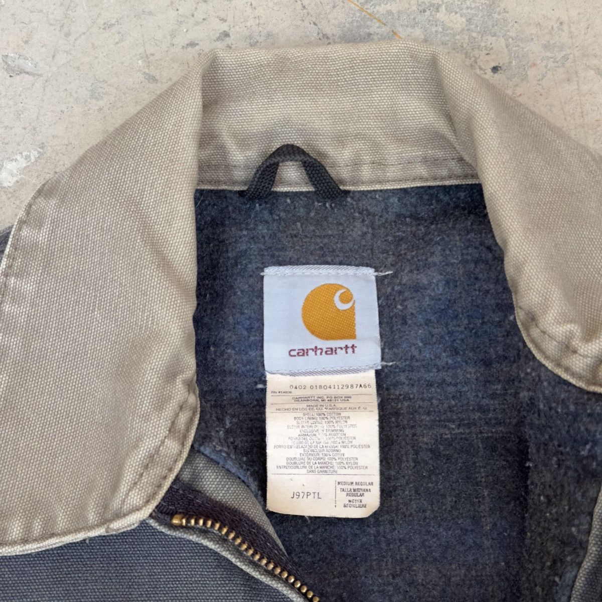 Carhartt SOLD - 2000’s Carhartt Detroit Jacket J97 PTL Faded Size US M / EU 48-50 / 2 - 5 Thumbnail