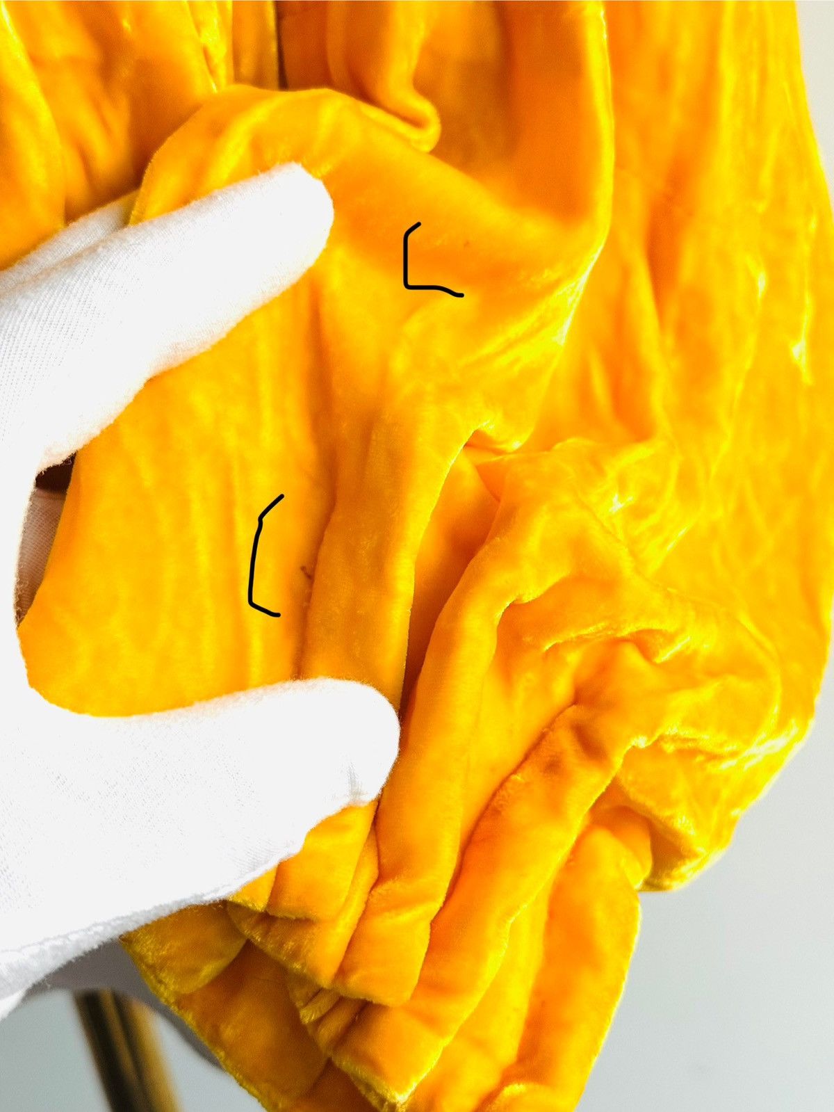 Sonia Rykiel S/S 08 Sonia Rykiel marigold yellow velvet bomber jacket 38 Size S / US 4 / IT 40 - 8 Thumbnail