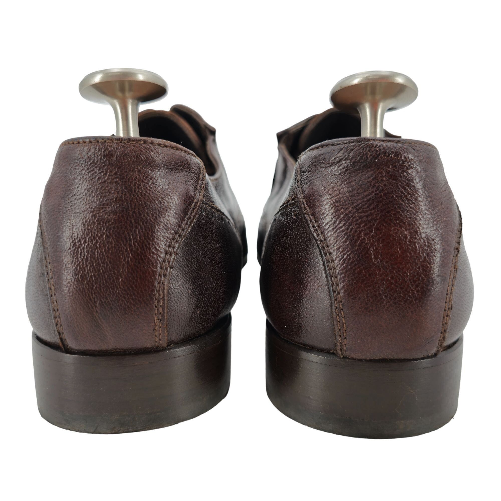 Other Italy Vito Della Mora Men Size 10 Unique Dark Brown Leather Size US 10 / EU 43 - 8 Thumbnail