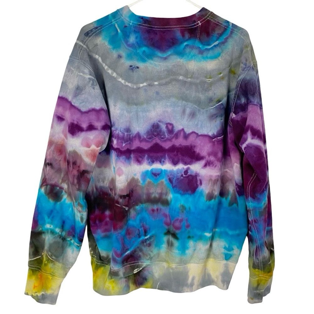 Handmade Handmade Geode Tie Dye Sweatshirt Pullover Mens Large Unise Size US L / EU 52-54 / 3 - 2 Thumbnail