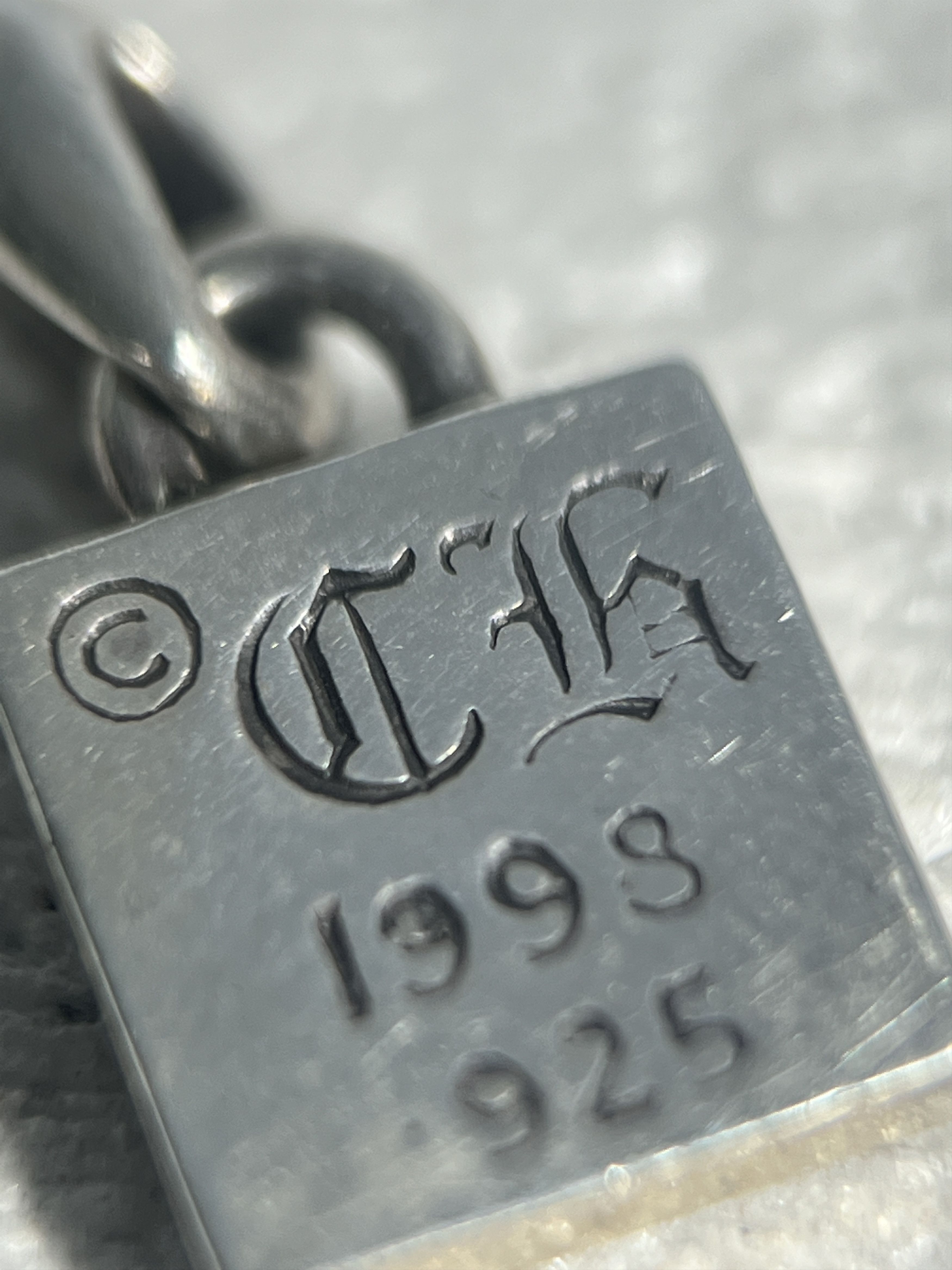 Chrome Hearts Chrome Hearts Scroll Frame Pendant 1998 .925 Silver Size ONE SIZE - 10 Thumbnail