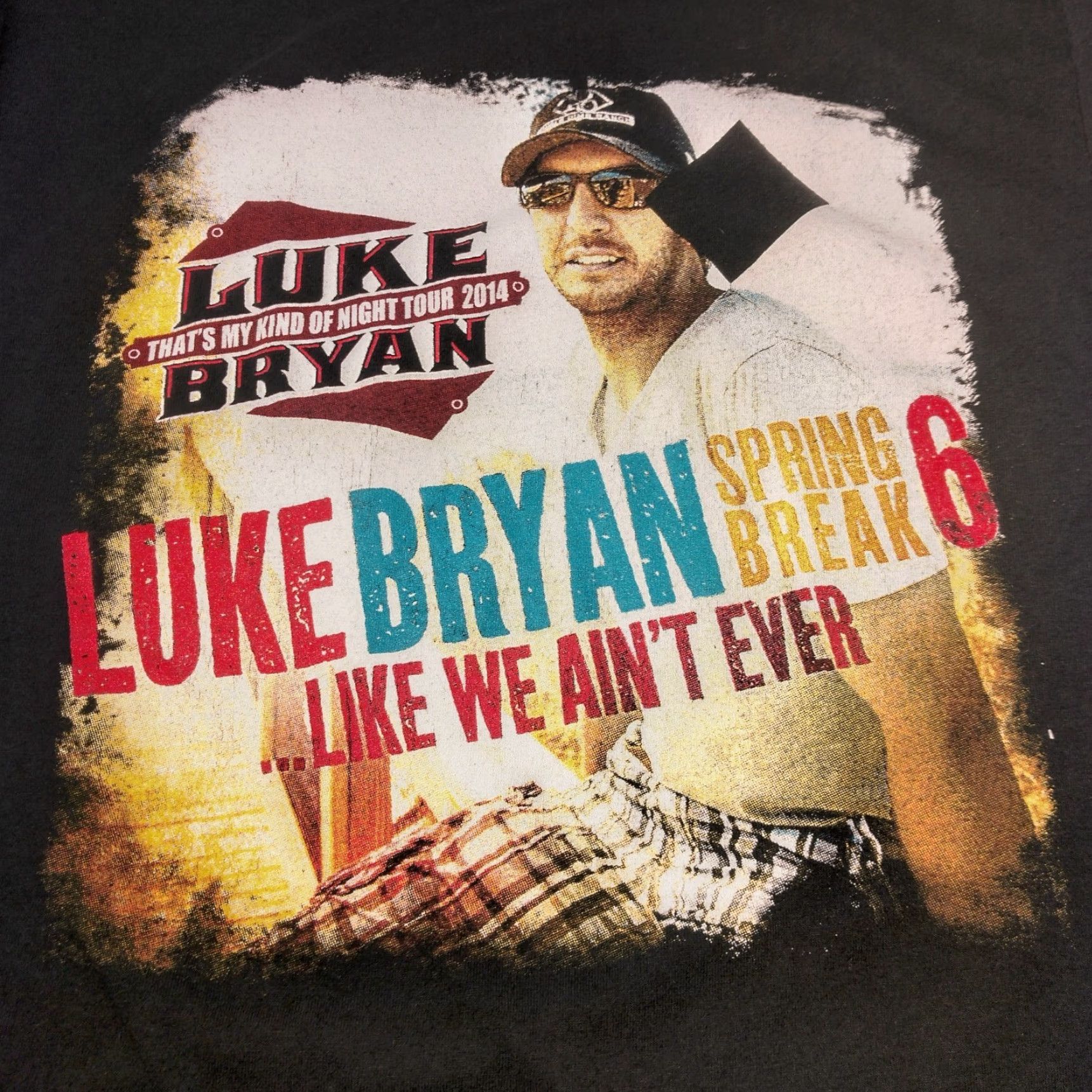 Vintage Luke Bryan Dierks Bentley Tour Shirt Men M Black 2010s Concert Country Music Mens Shirt Size US M / EU 48-50 / 2 - 2 Thumbnail