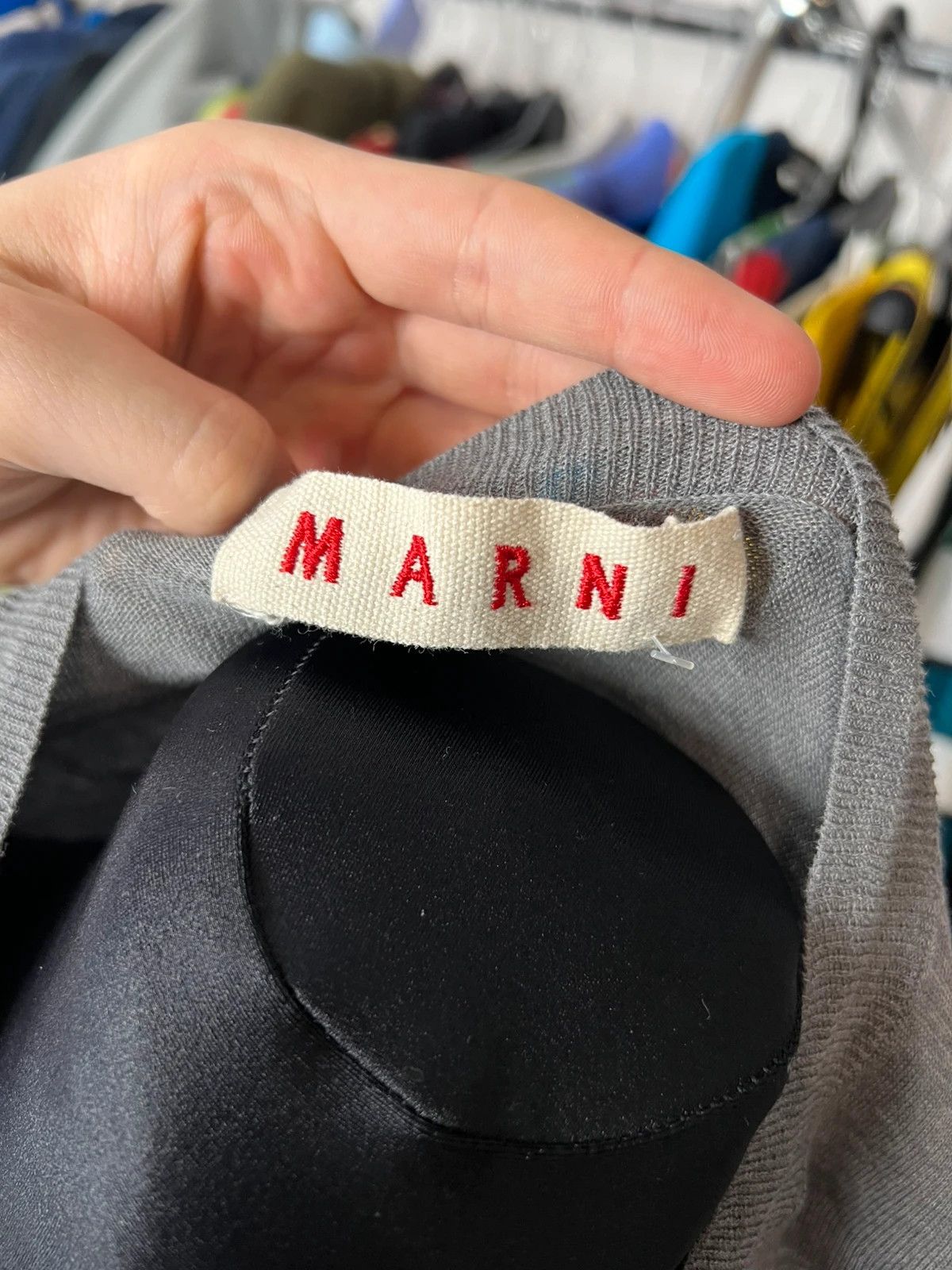 Marni elegant marni gray cardigan Size M / US 6-8 / IT 42-44 - 3 Thumbnail