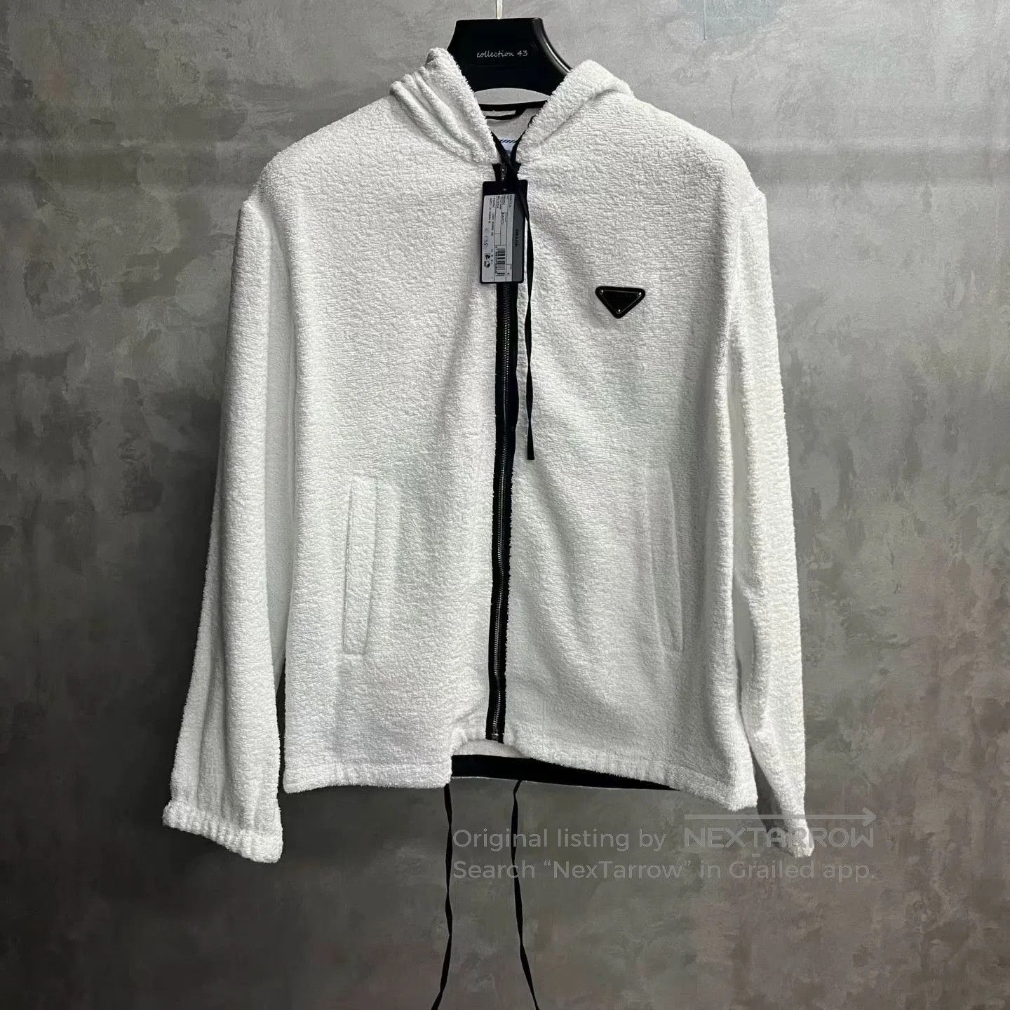 Prada prada white hooded jacket for sale. Size US M / EU 48-50 / 2 - 1 Thumbnail