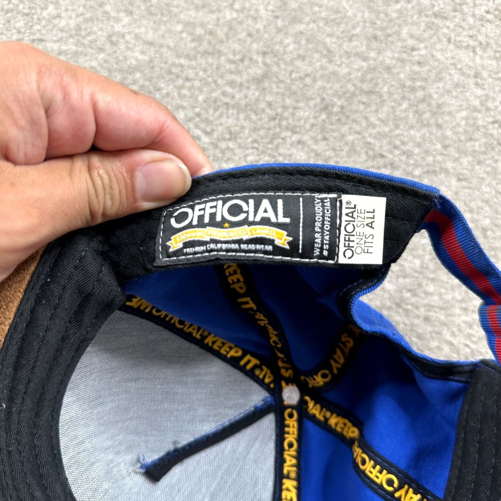 Vintage Official Crown of Laurel Hat Cap Blue Strap Back Adjustable Streetwear Headwear Casual Mens Hat Size ONE SIZE - 5 Thumbnail