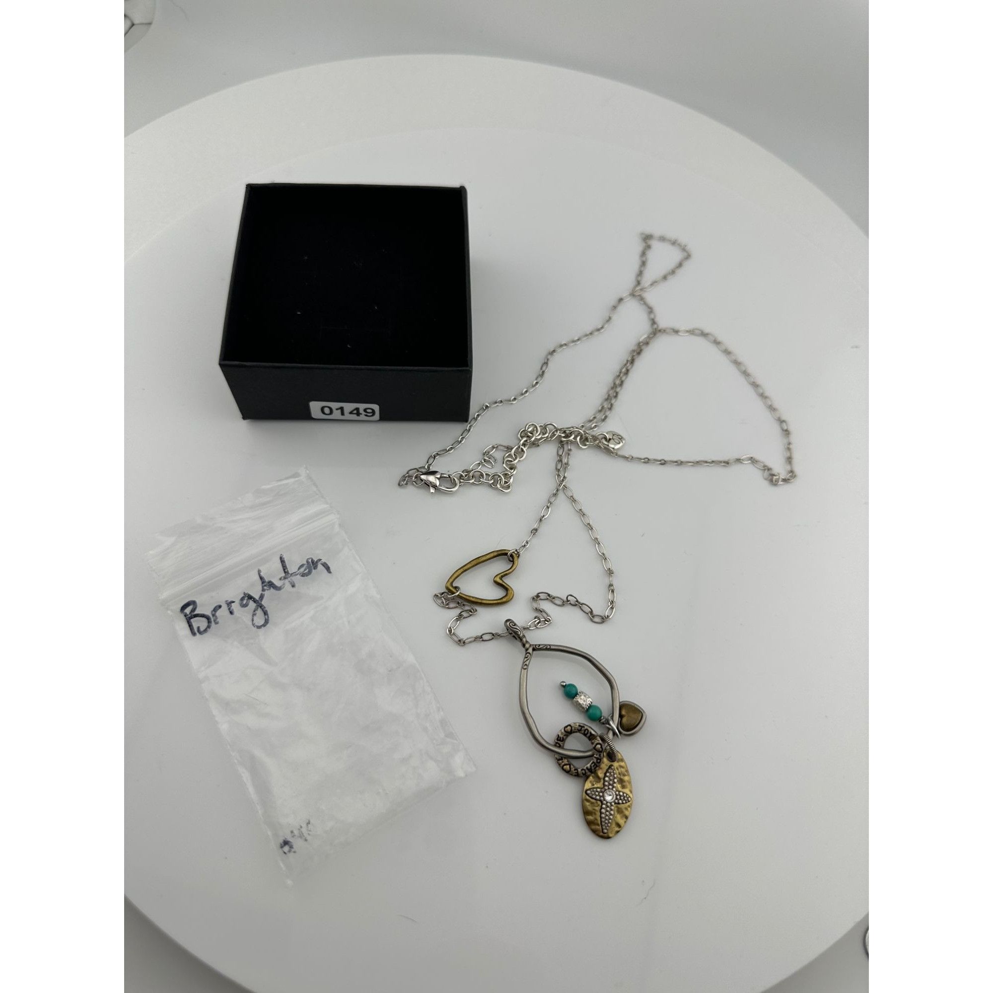Brighton Brighton *BLESSED* Charm Necklace - Joy * Peace * Love with Size ONE SIZE - 13 Thumbnail