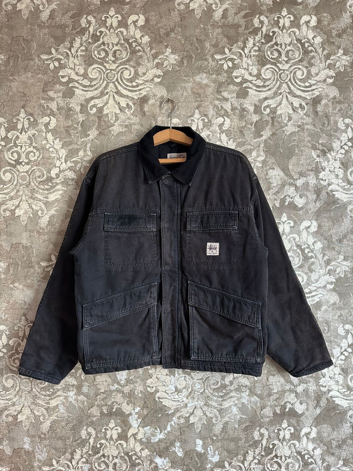 image of Stussy x Vintage Stüssy Canvas Work Jacket, Men's (Size XS)