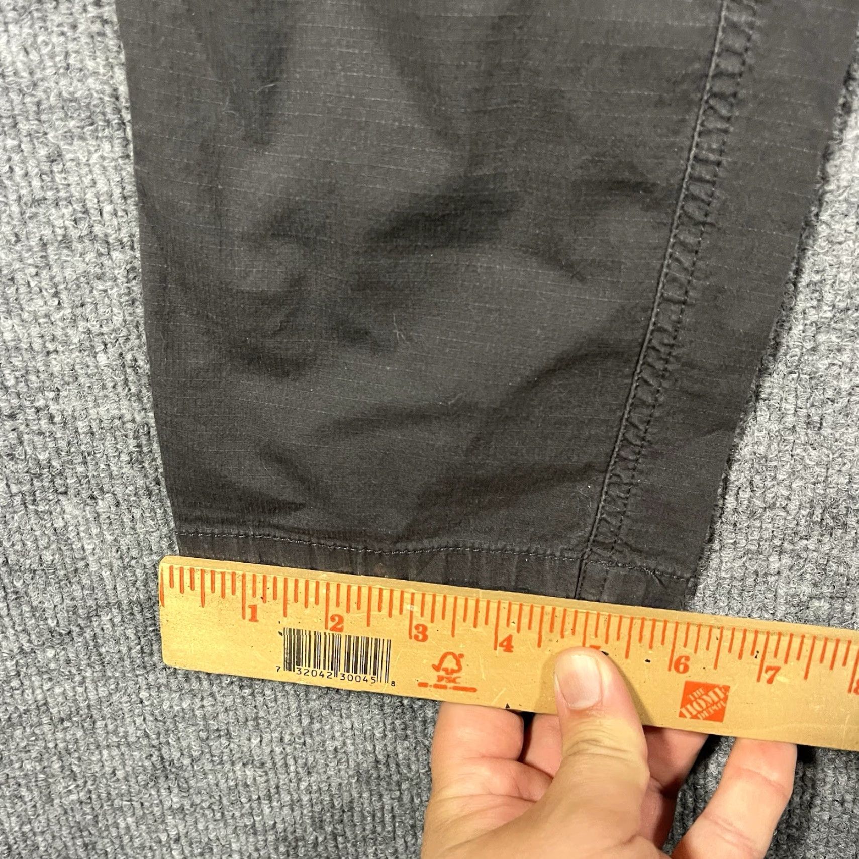 Vuori Vuori Pants Mens M Charcoal Black Ripstop Climber Drawstring Organic Cotton Jogger Zip Pocket Adjustable Waist Lightweight Mens Regular Size US 31 - 5 Thumbnail