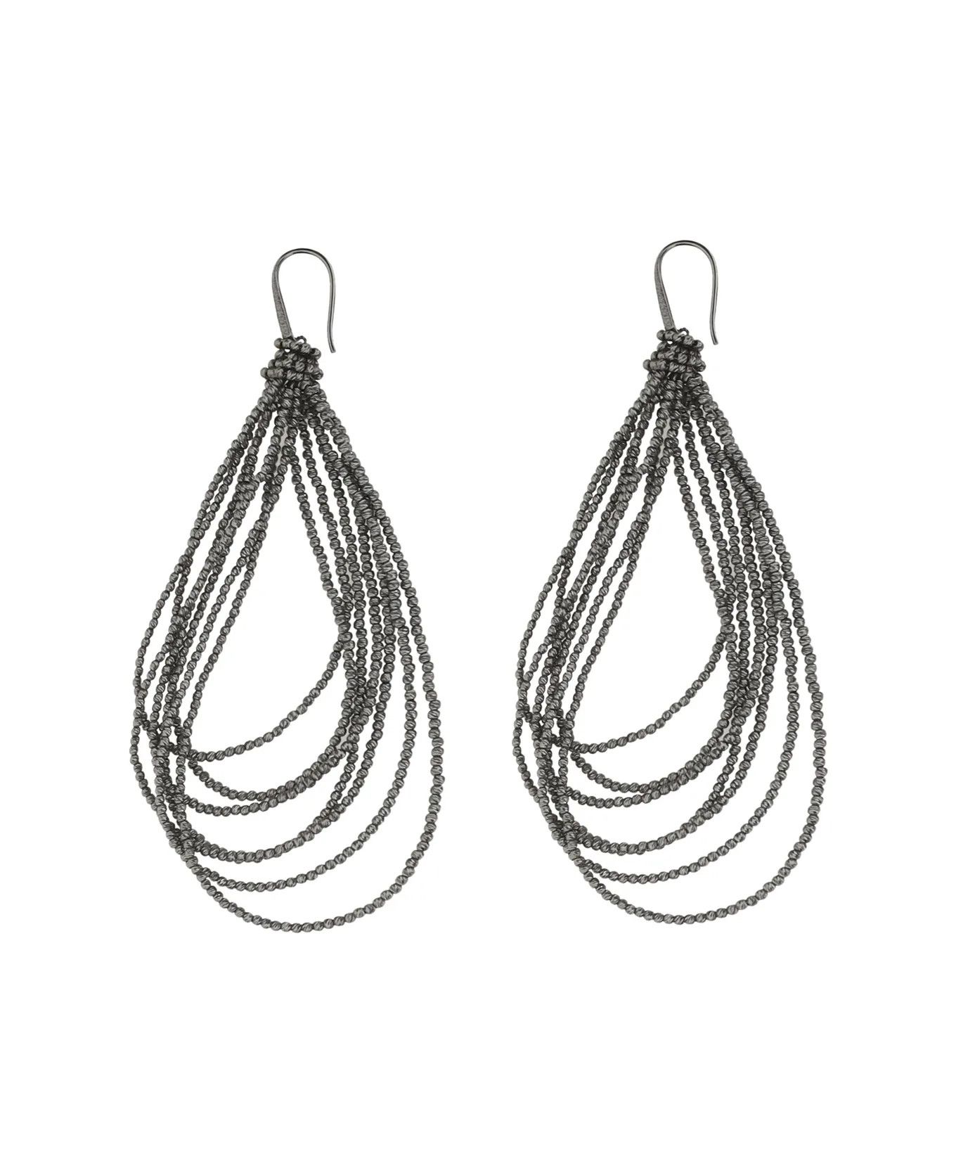 Brunello Cucinelli o1la1rc1a0425 Size: OS/ Earrings in Silver Size ONE SIZE - 1 Thumbnail