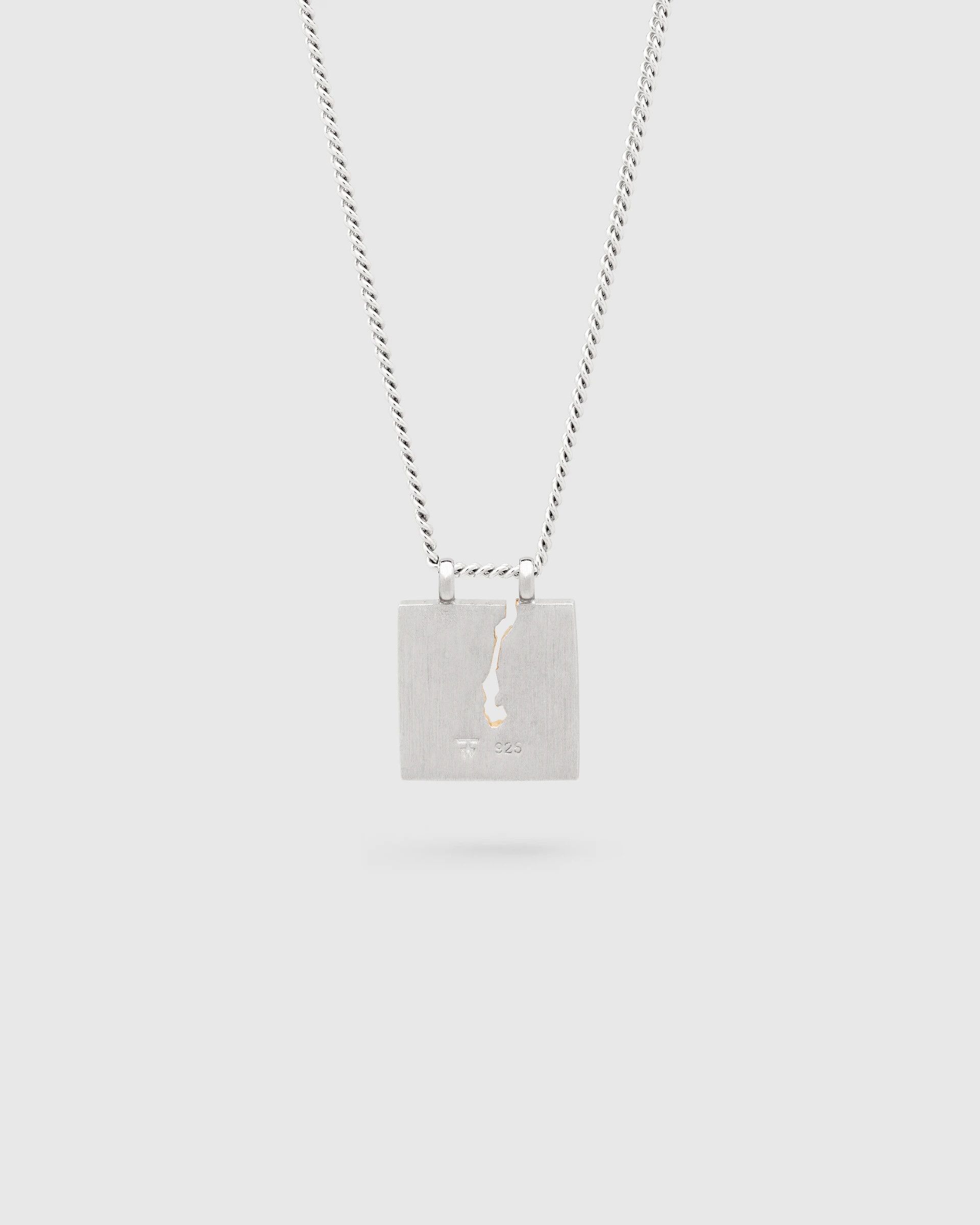 Tom Wood Necklace with mined cube diamond & 18kt gold pendant Size ONE SIZE - 3 Thumbnail