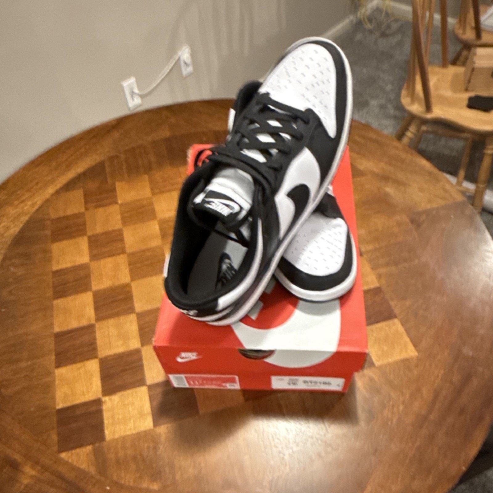 Nike Nike Dunk Low Retro White Black Panda Size US 11.5 / EU 44-45 - 2 Thumbnail