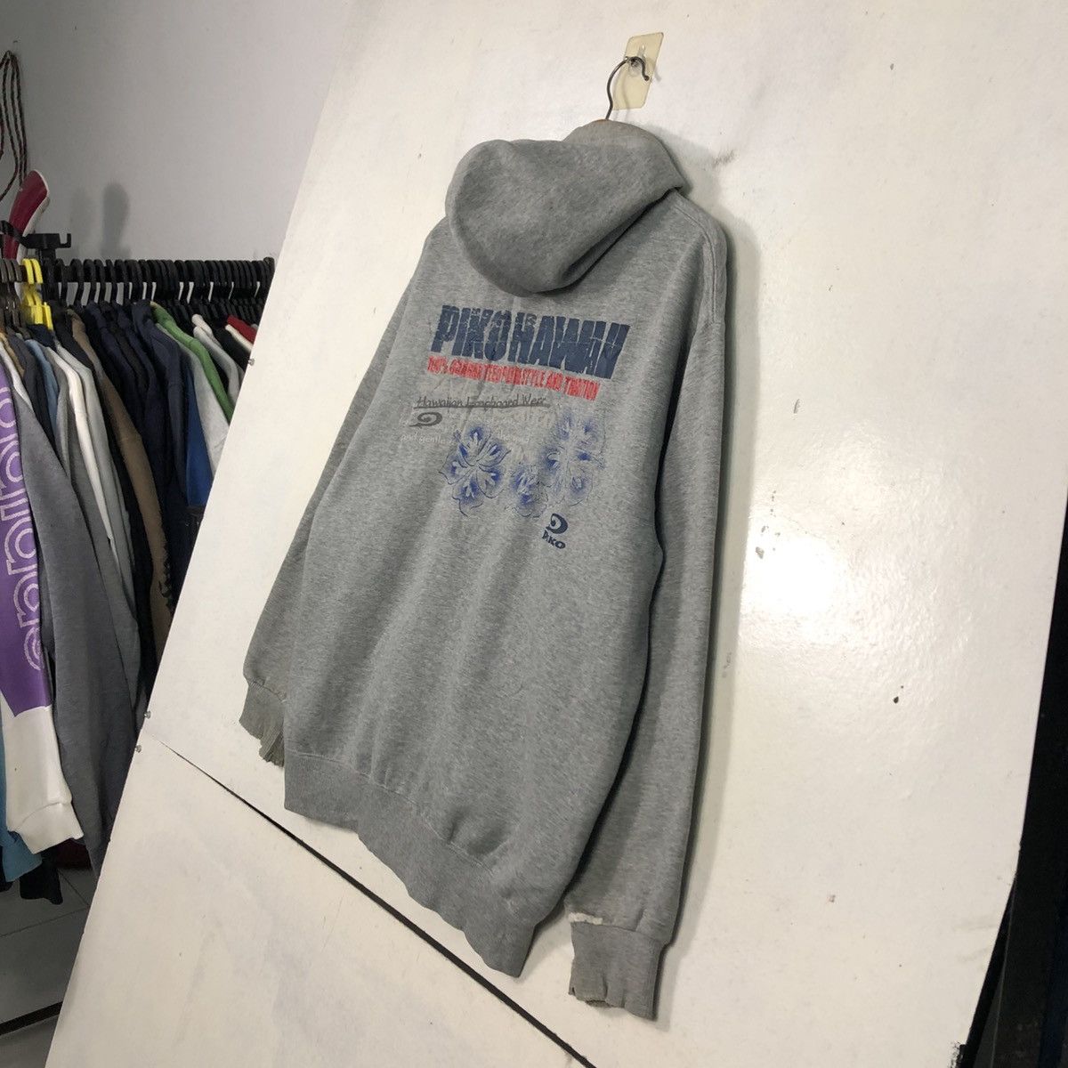 Japanese Brand 📌Piko Hawaii Zipper Hoodie Big Logo Design Size US L / EU 52-54 / 3 - 12 Thumbnail