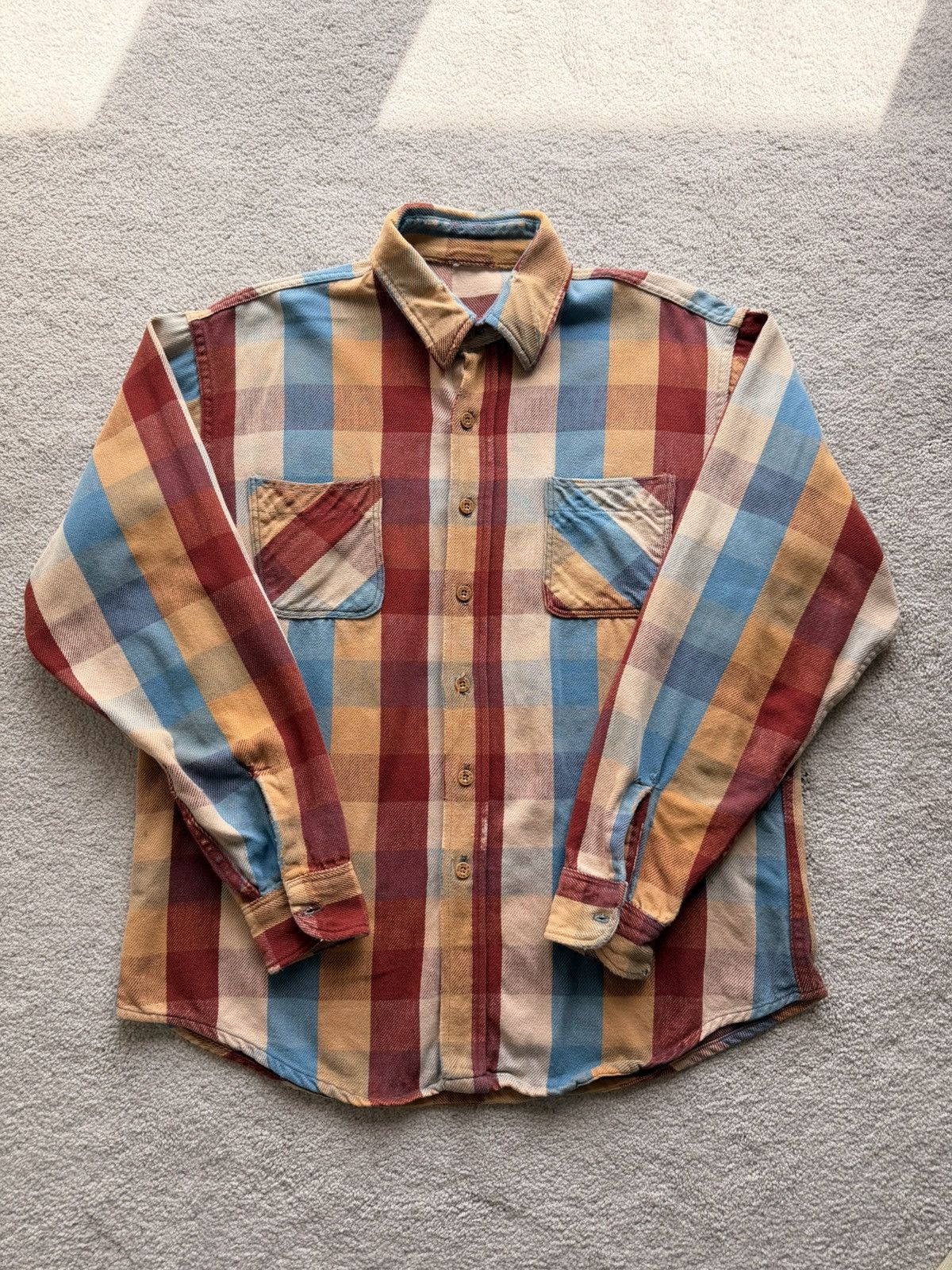 Vintage Vintage 1980s Big Mac Plaid Flannel Size US M / EU 48-50 / 2 - 2 Thumbnail