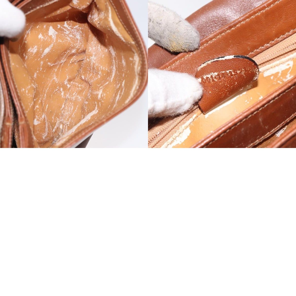 Gucci GUCCI Bamboo Shoulder Bag Leather Brown Gold 001 14 001 14 Size ONE SIZE - 13 Thumbnail