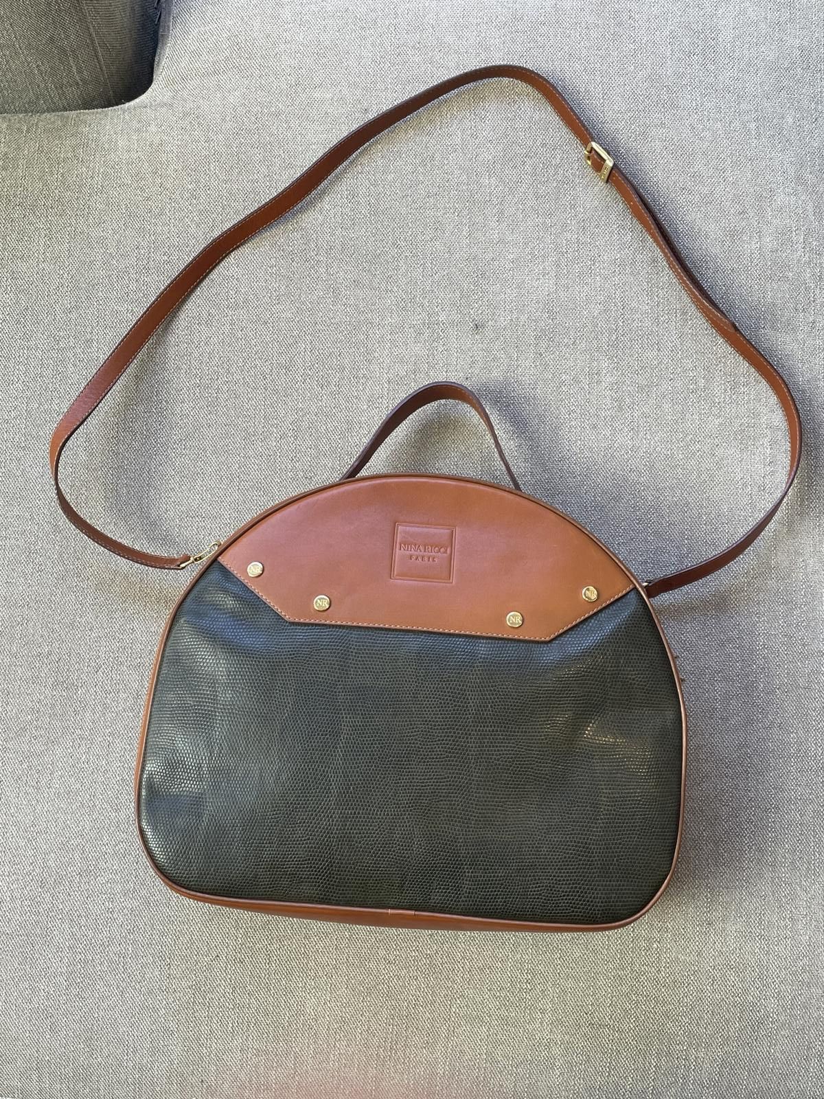 Designer Nina Ricci All Leather Bag Lightly Used Size ONE SIZE - 1 Thumbnail