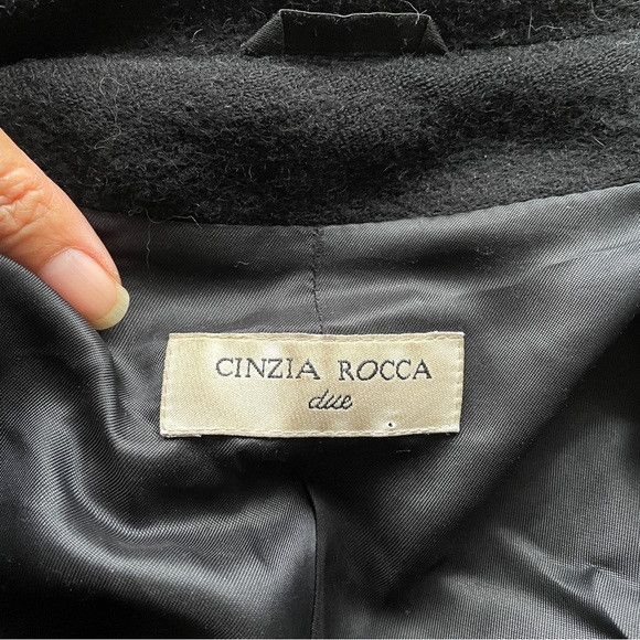 Cinzia Rocca Cinzia Rocca Collared Alpaca Wool Mid-Length Coat - L/XL Size XL / US 12-14 / IT 48-50 - 8 Thumbnail