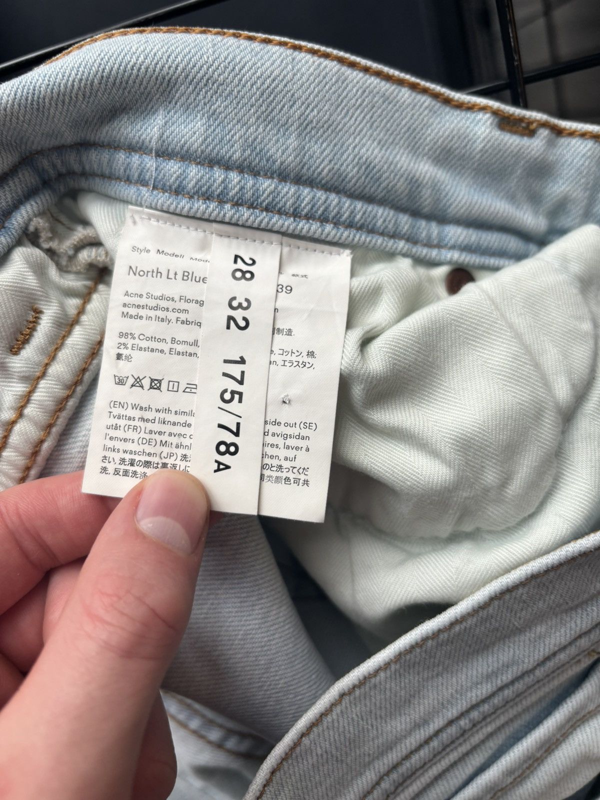 Acne Studios Acne Studios Bla Konst light wash denim Size US 28 / EU 44 - 6 Thumbnail