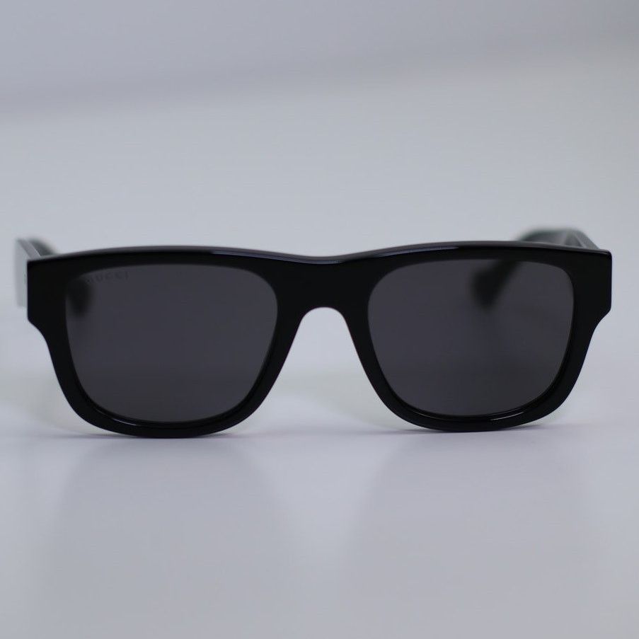 Gucci NEW Gucci Sunglasses GG1427S 001 Black Grey Men Authentic Size ONE SIZE - 2 Thumbnail
