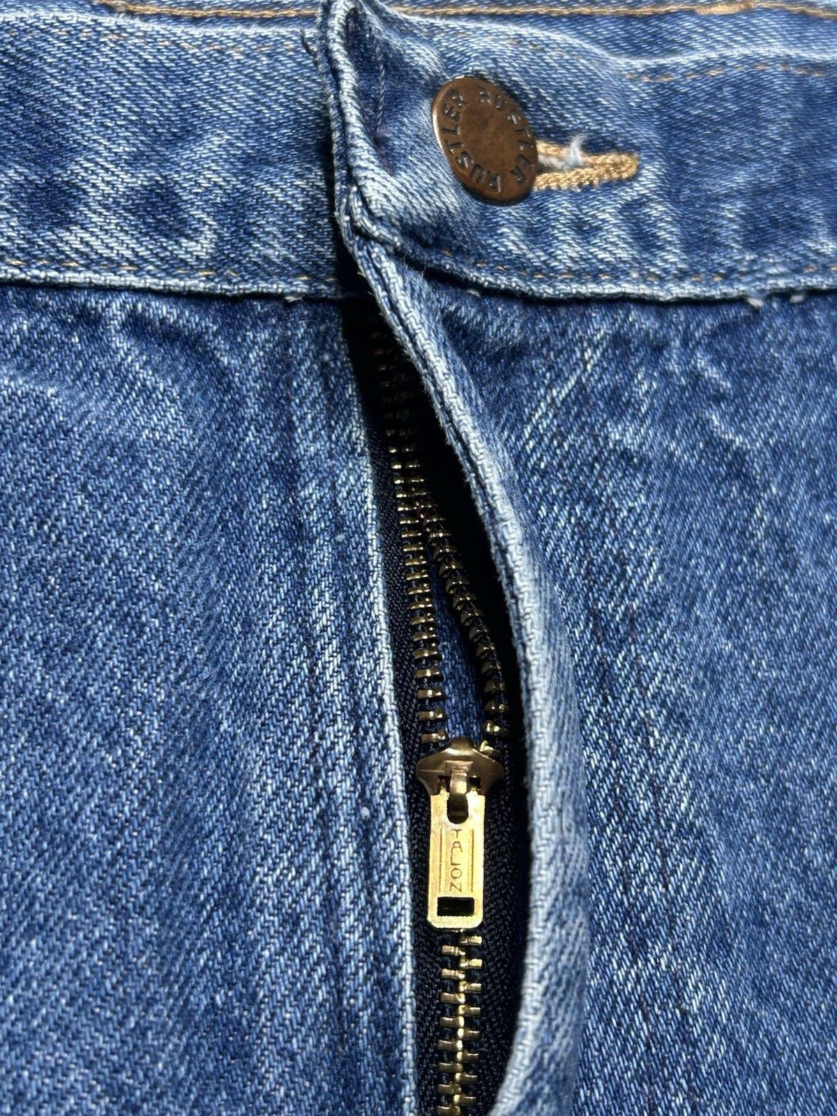Vintage Vtg 80s rustler jeans faded bootcut cowboy western USA 30x29 Size US 30 / EU 46 - 5 Thumbnail