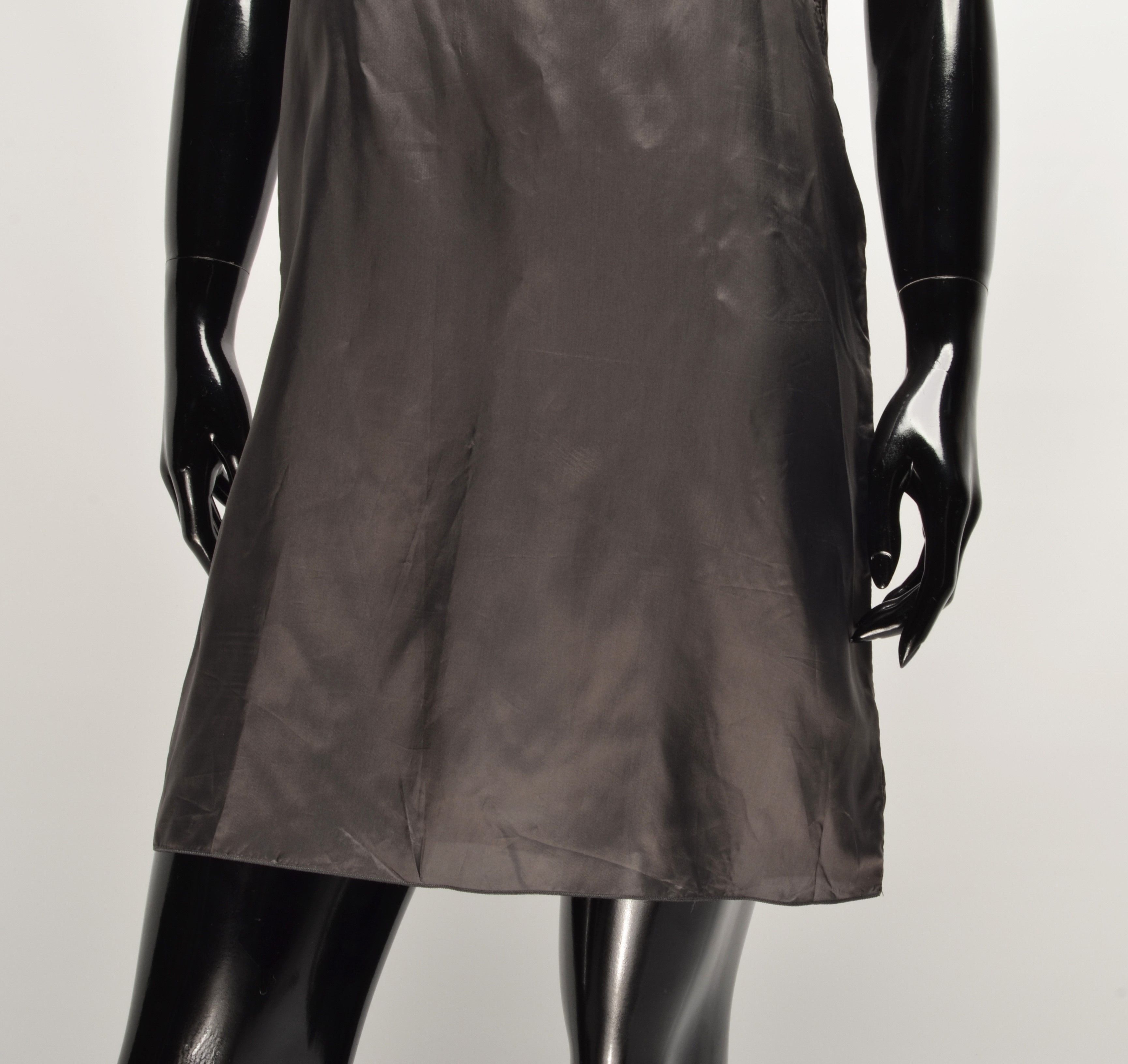 Marni Marni See Through Gray Cami Sleep Mini Dress Size XS / US 0-2 / IT 36-38 - 3 Thumbnail
