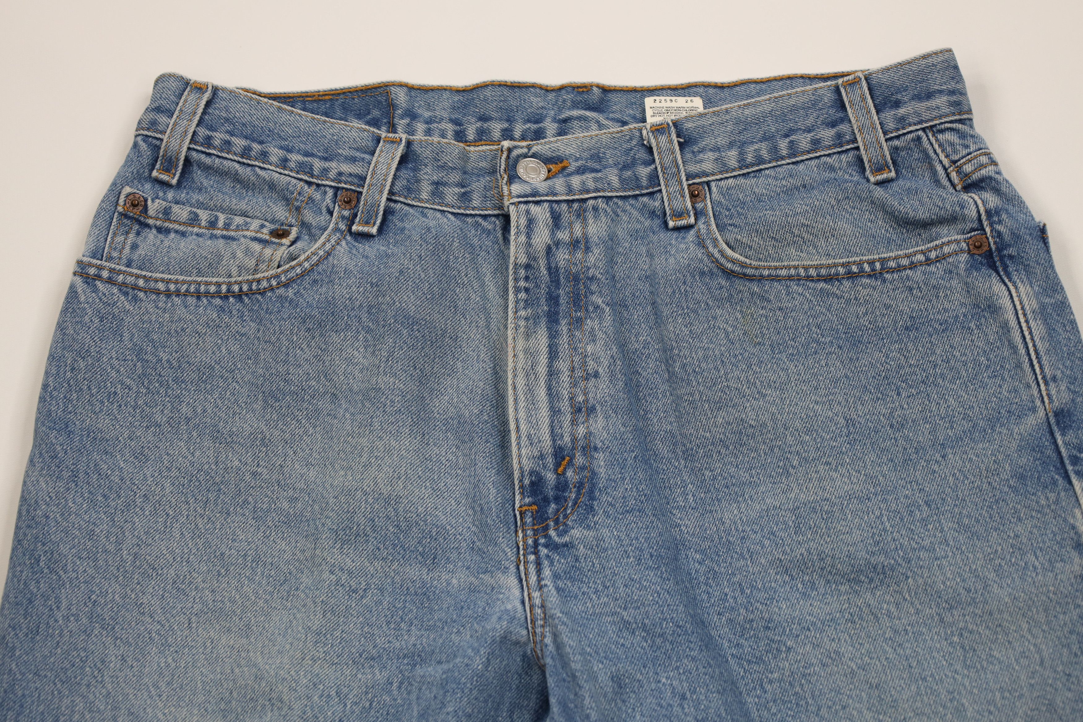 Levi's Vintage Y2K 2002 Levis 468 Relaxed Straight Leg Jeans Blue Size US 36 / EU 52 - 2 Thumbnail