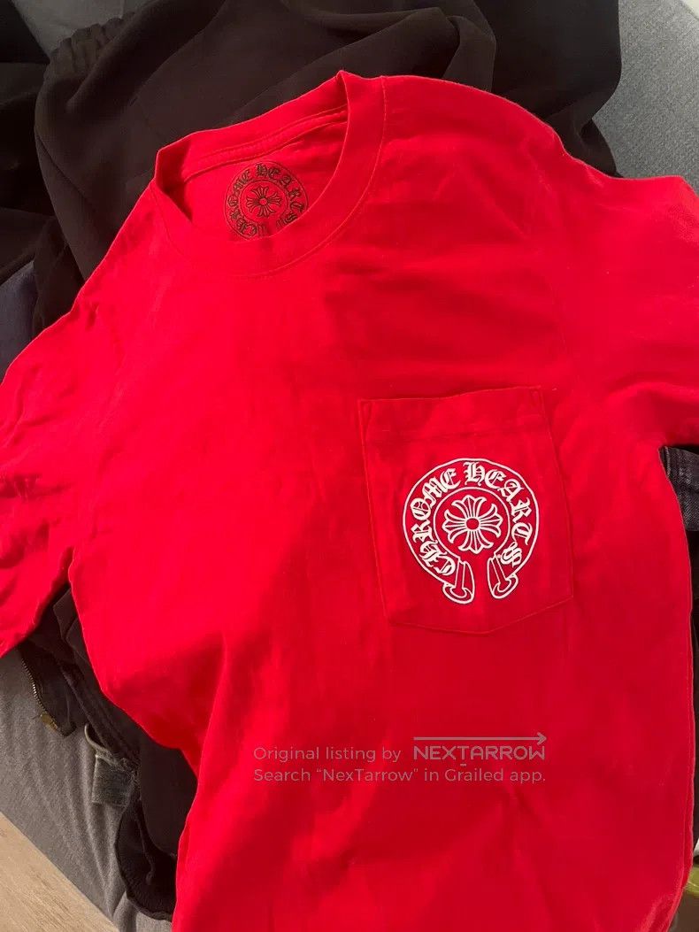 Chrome Hearts CHROME HEARTS Size S Red scroll long sleeve Size US S / EU 44-46 / 1 - 1 Thumbnail